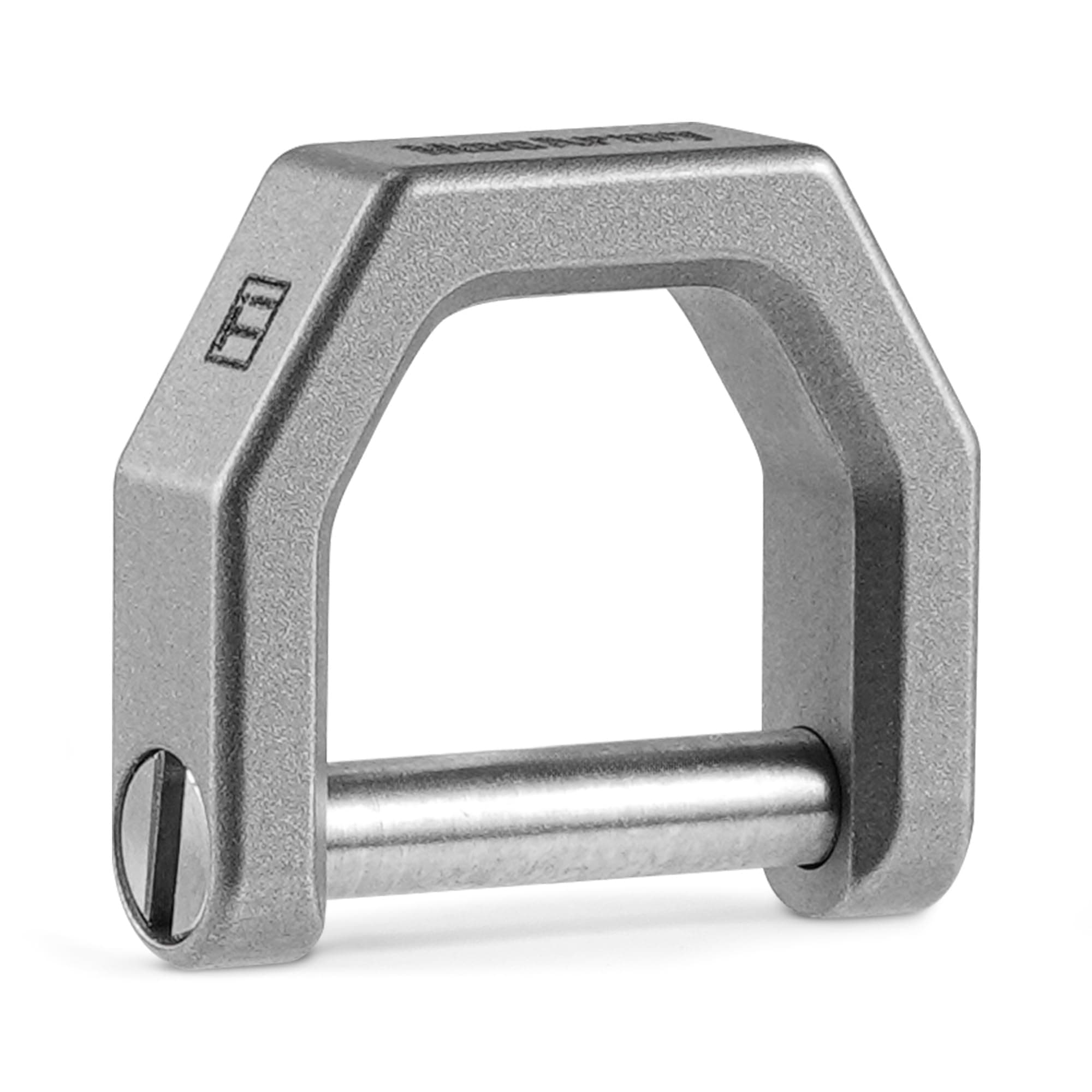 MecArmy CH2 Titanium D-Shape Key Ring, Utility Keyring with Screw Shackle, Key Ring Car Key Tool for Everyday Carry, Keychain Holder Accessories, Blue Medium