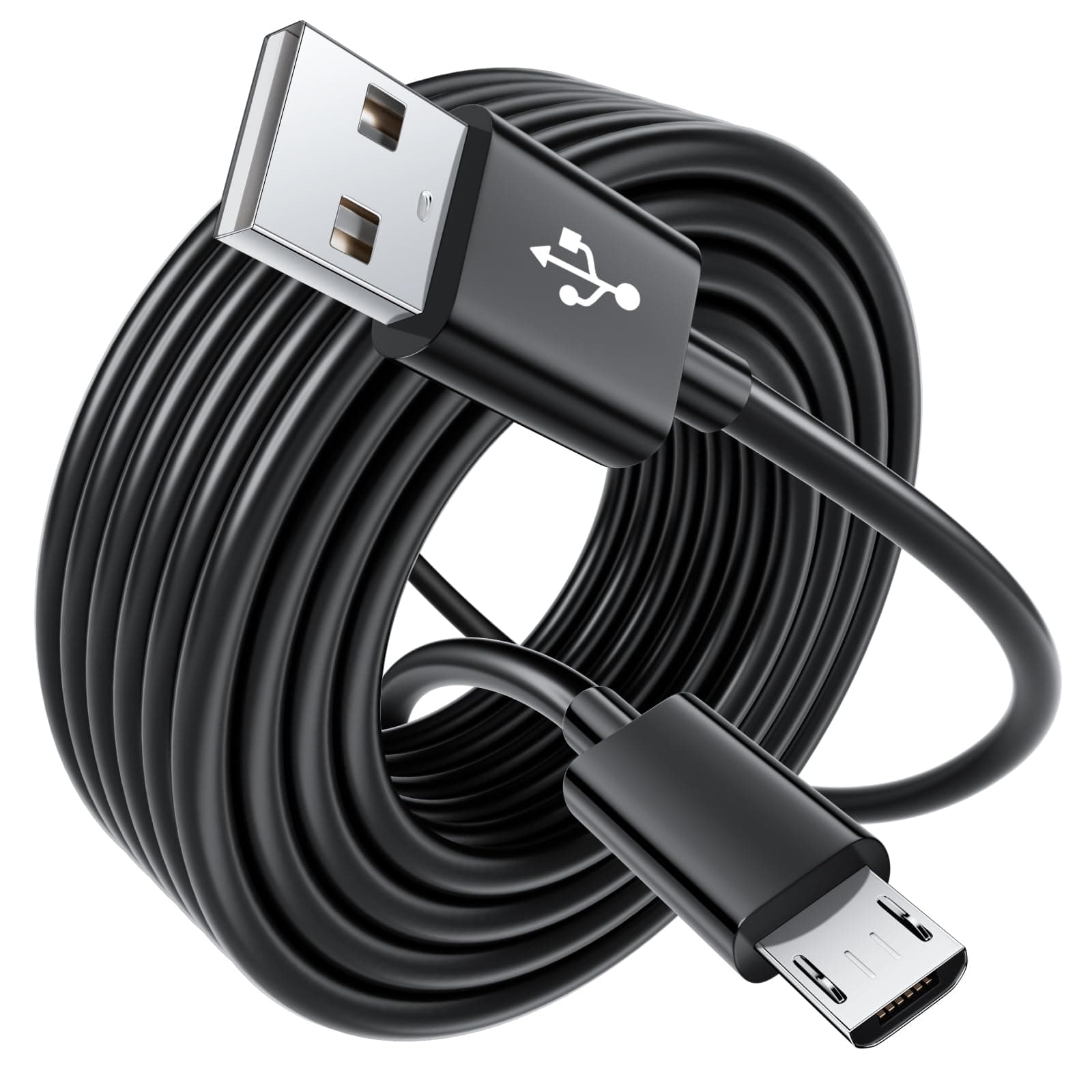 10FT Long PS4 Charger Cord for Xbox One Controller,PS4 Charging Cable,Micro USB Cable for Xbox One S/X Slim Elite Controller,Dualshock 4 Data Cord Wire for Sony PlayStation 4 Controller Games Console