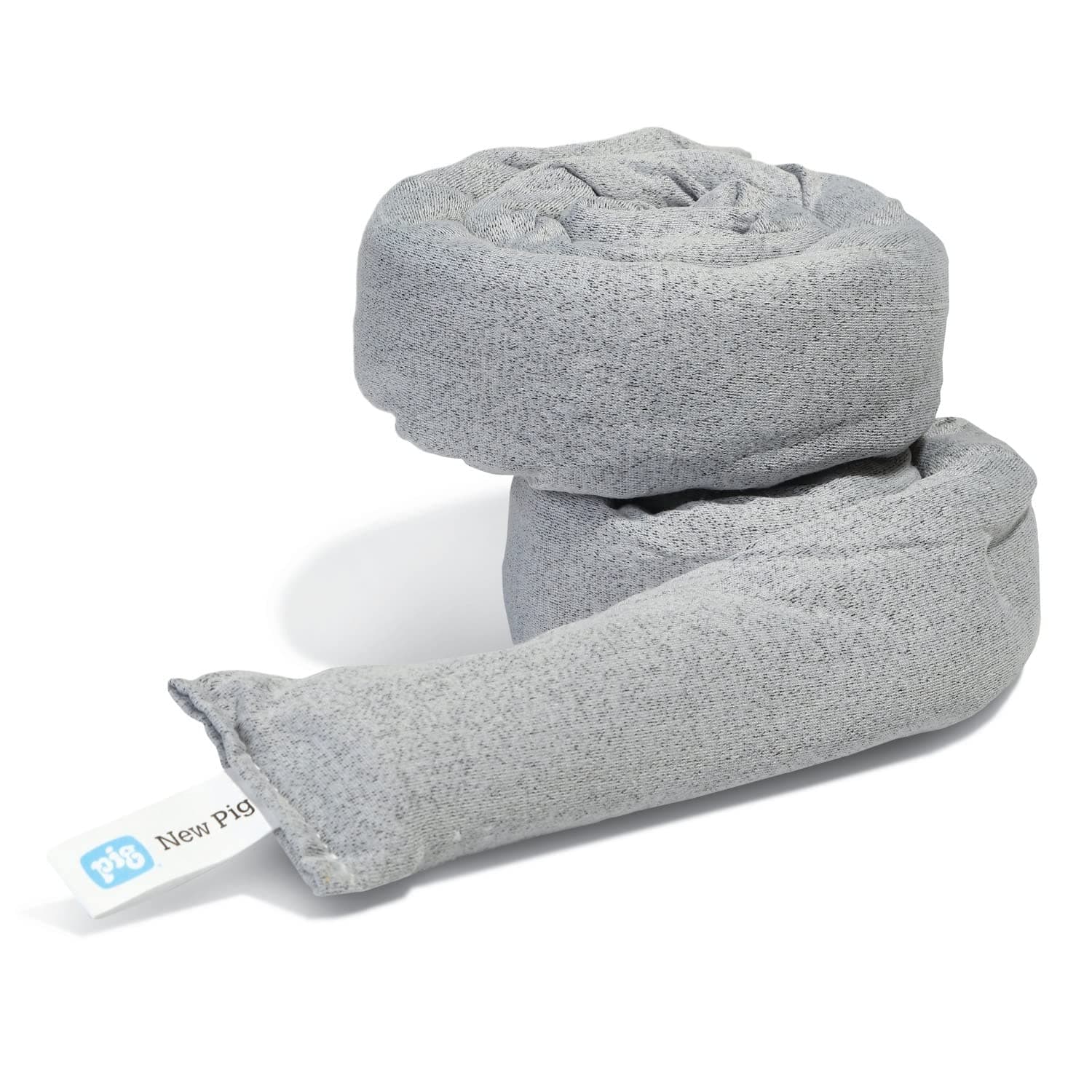 PIG Dryer-Safe Reusable Water Absorbent Sock - 2 Pack - 3" x 38" - Absorbs Up to 34 oz per Sock - Gray - PM50672