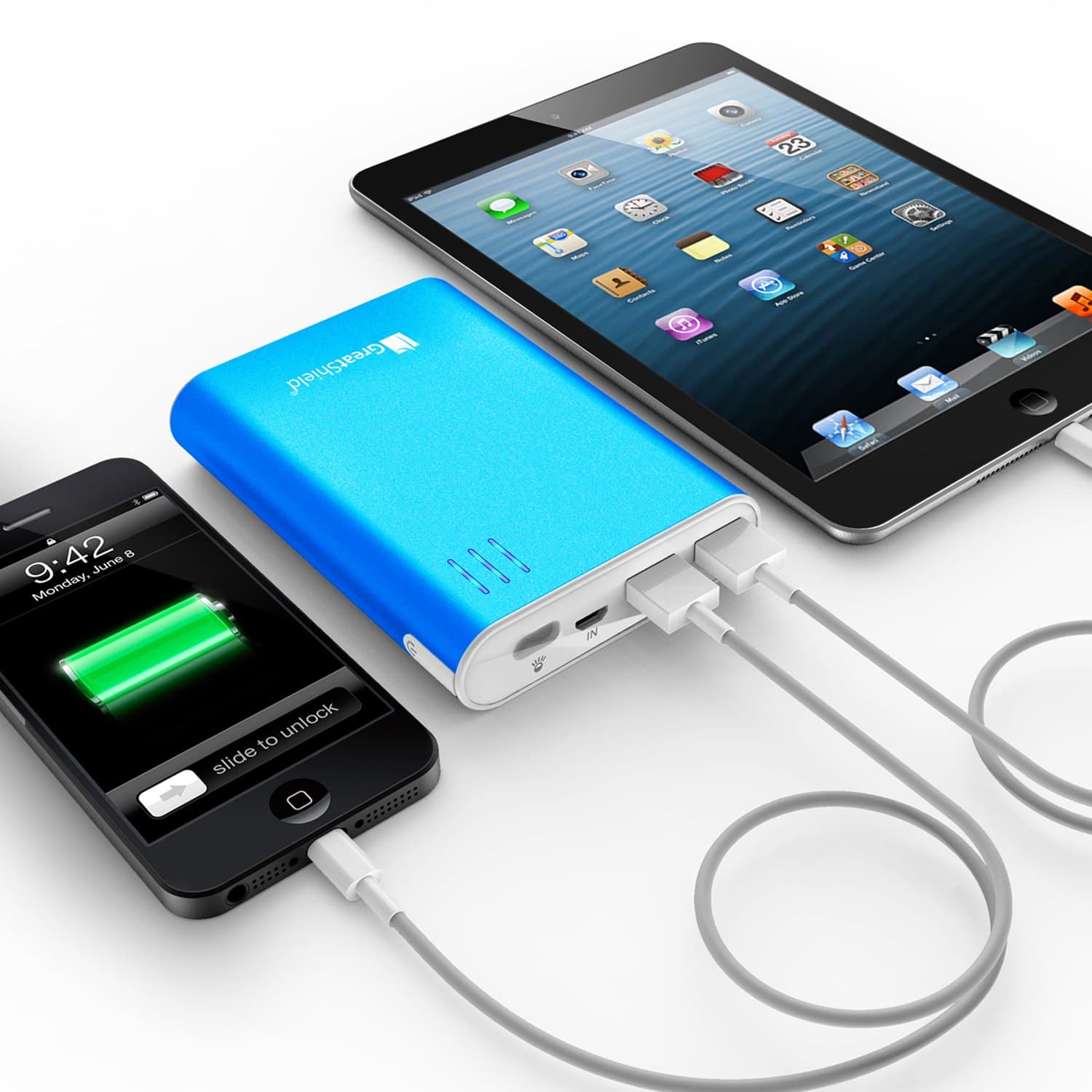 3.5 mm Headphone Jack Adapter, Fourcase Earphone Adapter & Splitter, 2 in 1 Aux Headphone Jack Audio + Charge Cable Adapter Compatible with IP 7/8/6