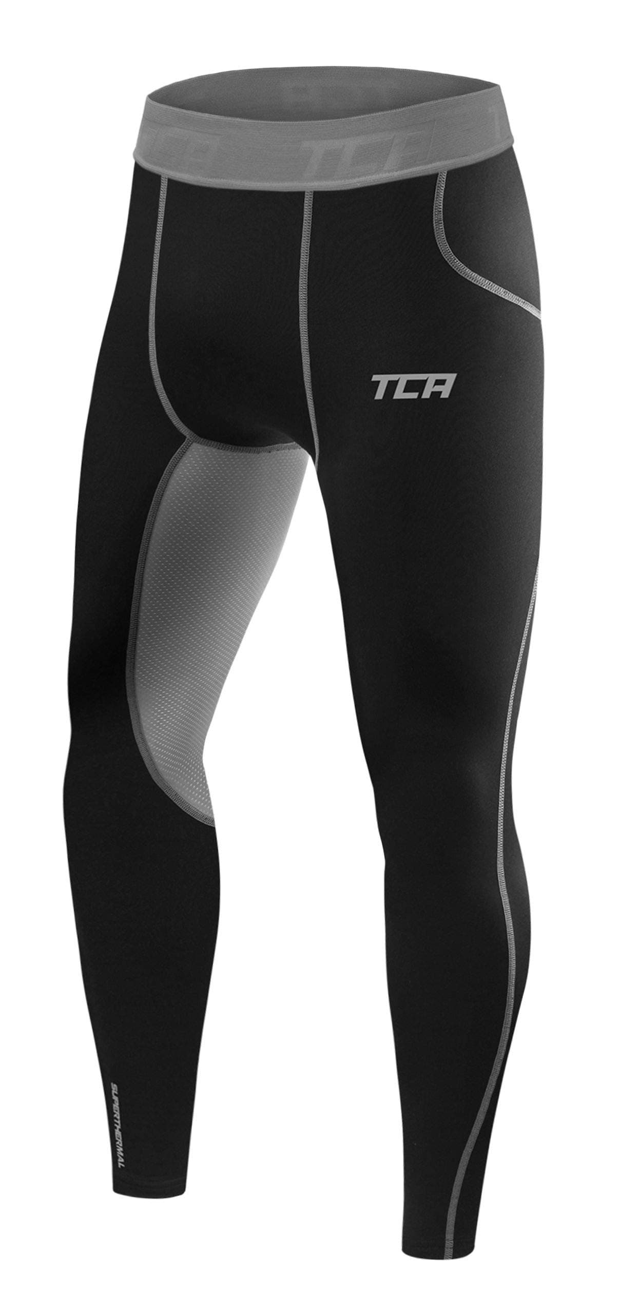 TCA Men's SuperThermal Compression Armour Base Layer Thermal Under Tights