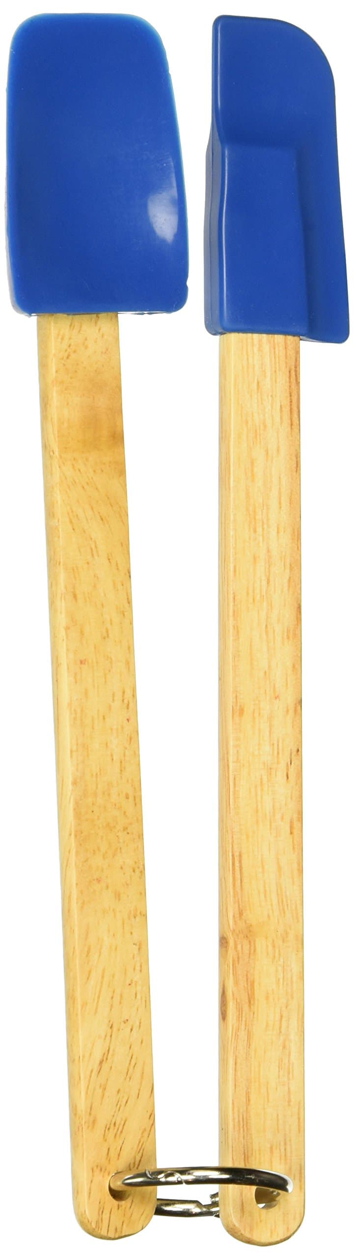 2-Piece Mini Spatula Set, Blue, 8" x 1.25" x 1.5"