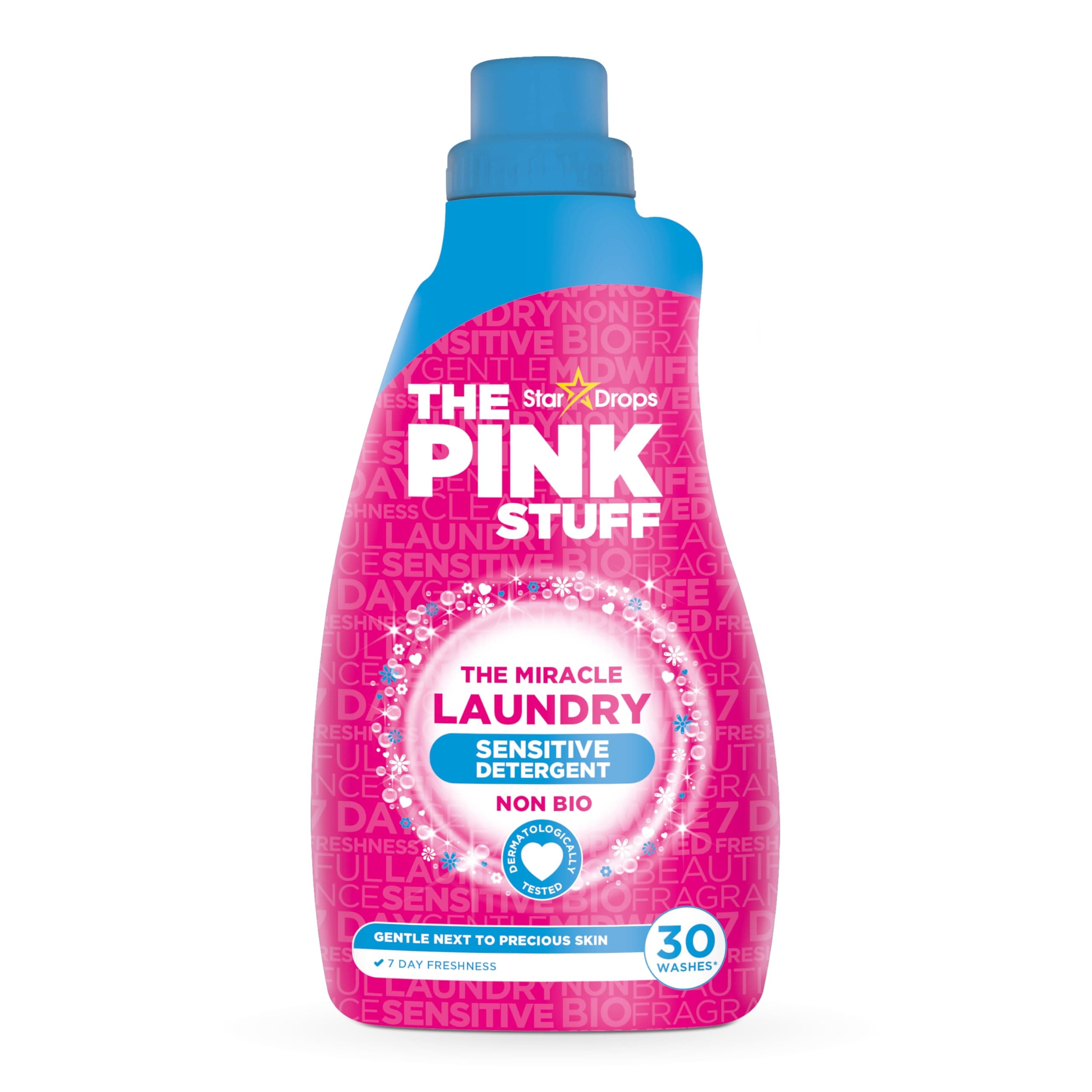 Stardrops The Pink Stuff Sensitive Non-Bio Laundry Liquid 960ml
