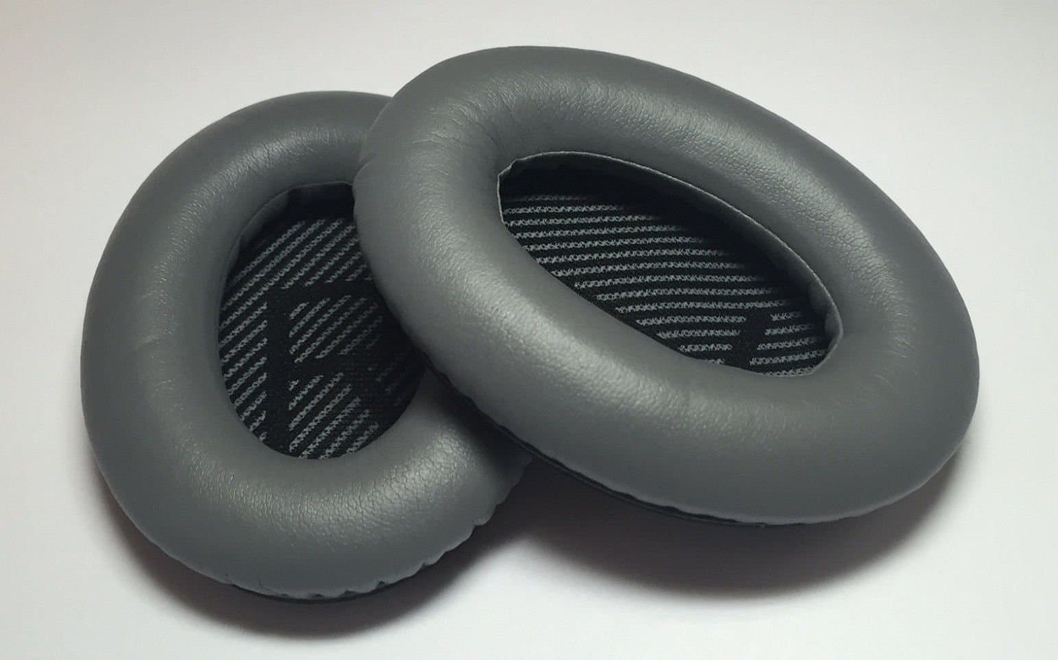 Gray Silver Grey Replacement Earpads Ear Pad Cushions for Bose Quietcomfort 25 QC25, Quietcomfort 15 QC15, Quietcomfort 2 QC2 QC35 Headphones