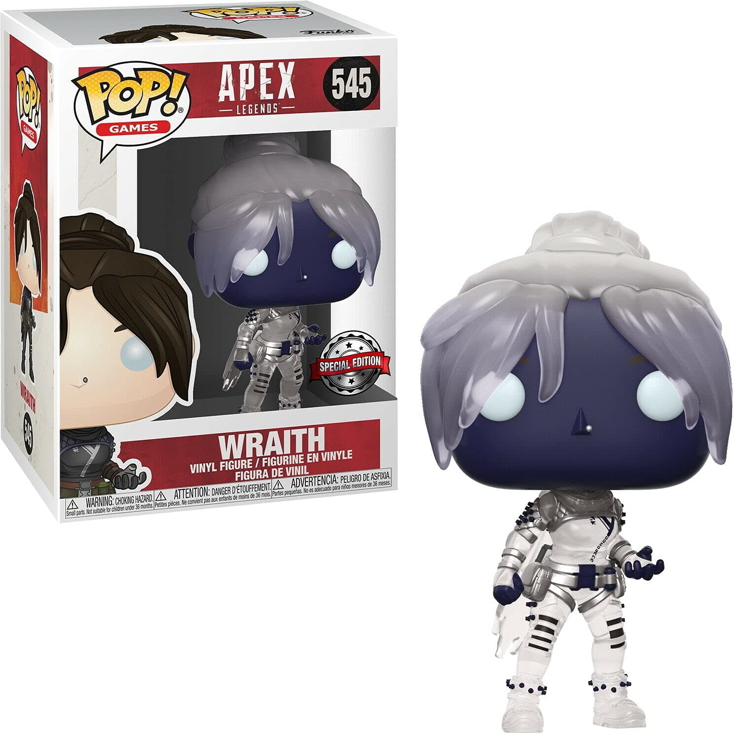 Funko Pop! Games: Apex Legends - Wraith (Translucent)
