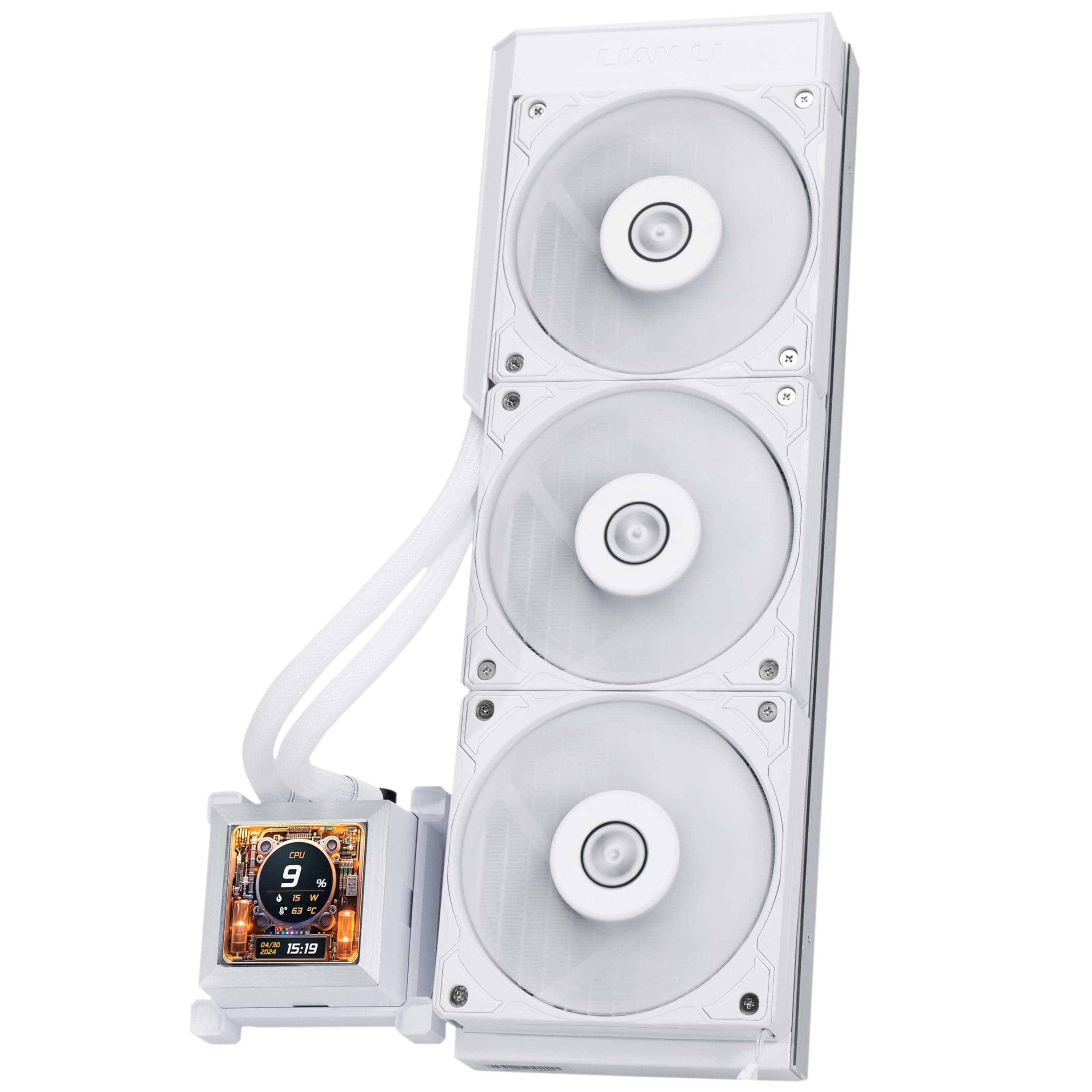 HydroShift LCD 360S Liquid Cooler/AIO | Support Intel: LGA 1700 & AMD: AM5 / AM4 | Cooler with Heatsink- White | G89.GHSLCD36SW.in