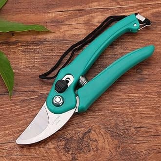 - Hand Pruner Cutter - 1 Pc, Heavy Duty Gardening Tools Grass Cutter, Plant Cutter for Home Garden, Wood Branch Trimmer, Garden Tools Grass Cutting Accessories (Steel Blades, Assorted)