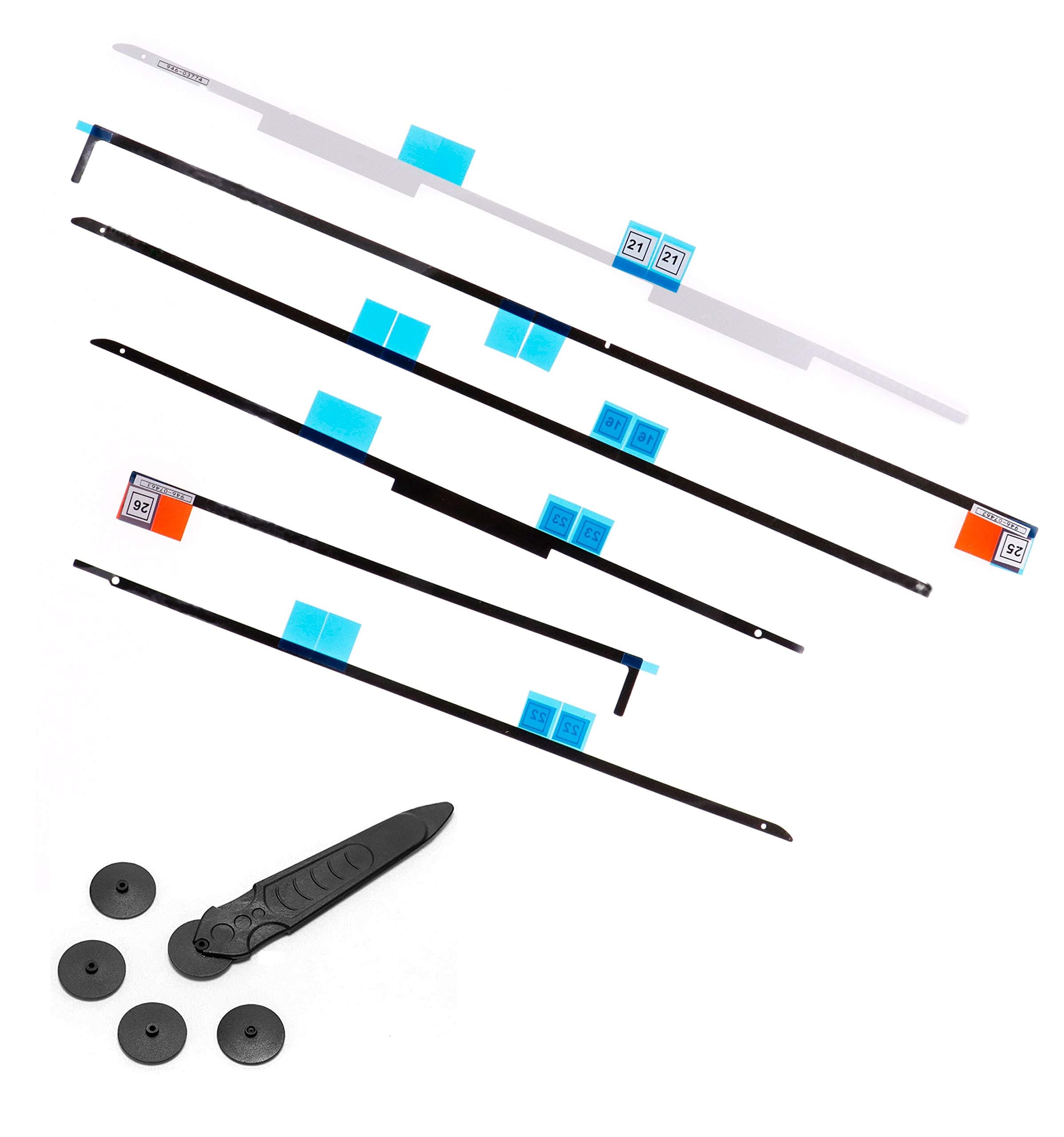 Replacement Very High Bond(VHB) Display Adhesive Tape Kit+Opening Cut Wheel Tool Kit for iMac (Retina 5K, 27-inch, 2017) | iMac (Retina 5K, 27-inch, 2019)