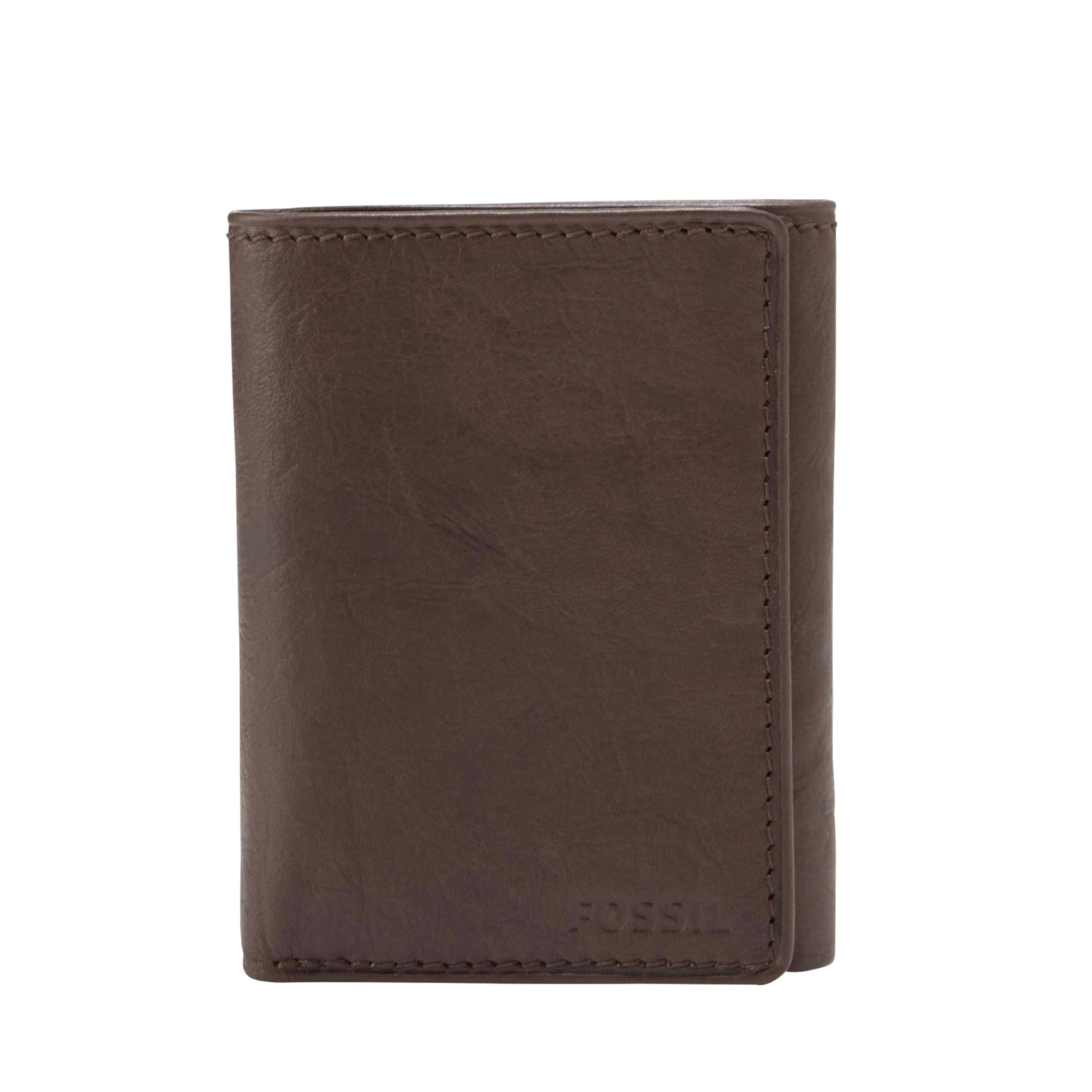 Men's Leather Trifold Wallet for Men