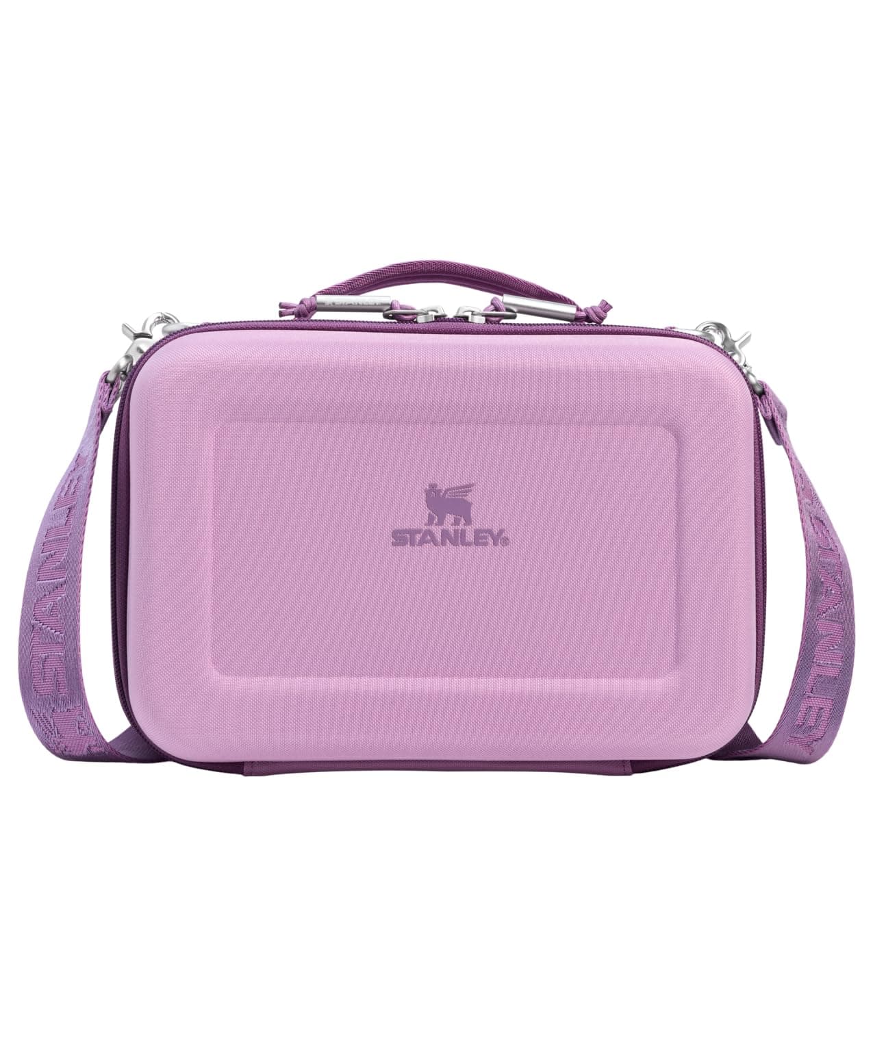 All Day Mini Lunch Box | 4.2-quart | EVA Insulated Lunch Bag | Crush Resistant | Adjustable Strap | BPA-Free | Lilac