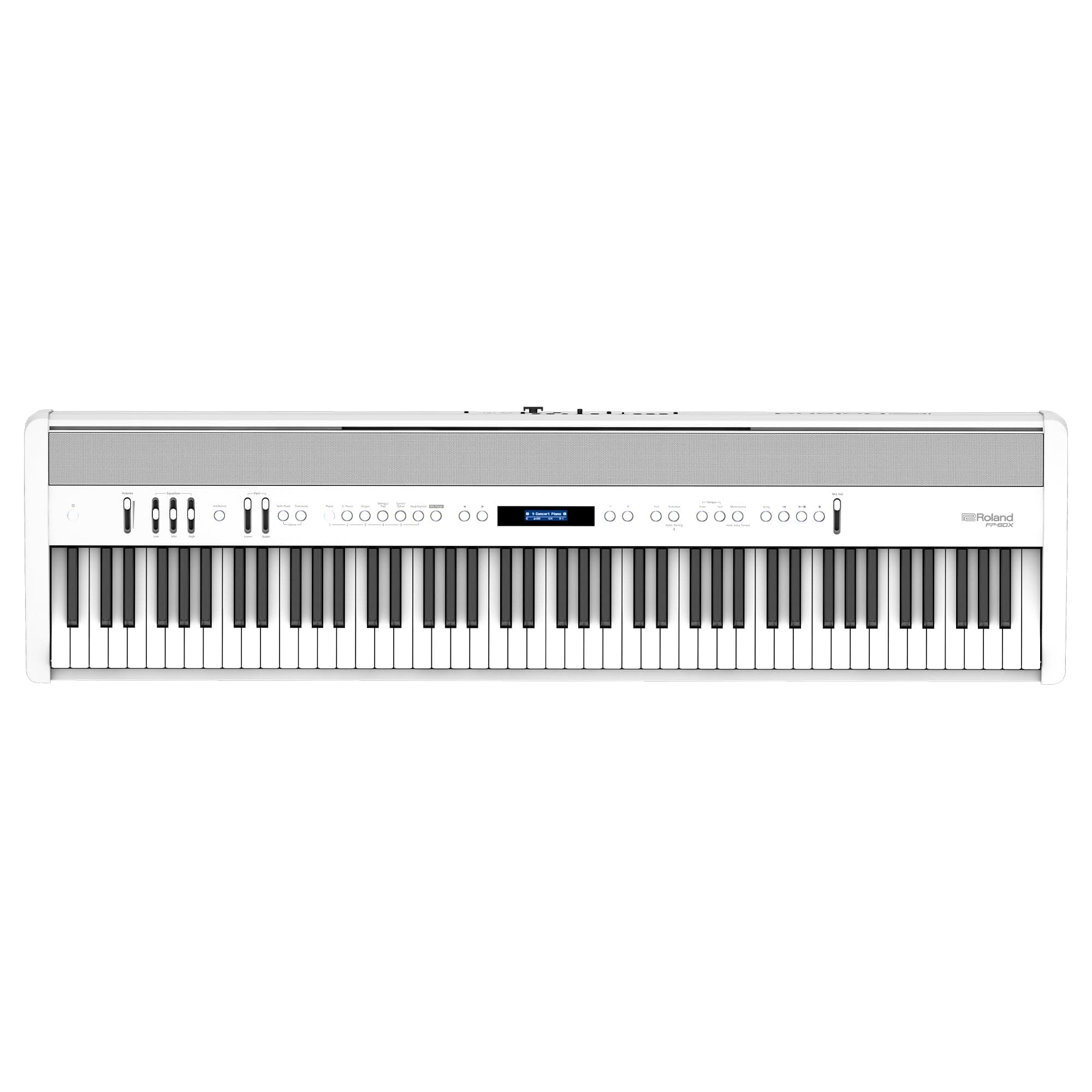 FP-60X | Pro Performance 88-Note Digital Piano | Built-In Powerful Amplifier & Custom Stereo Speakers | Onboard Sound Customization | Curated Tones & FX | Bluetooth & MIDI Connectivity | White