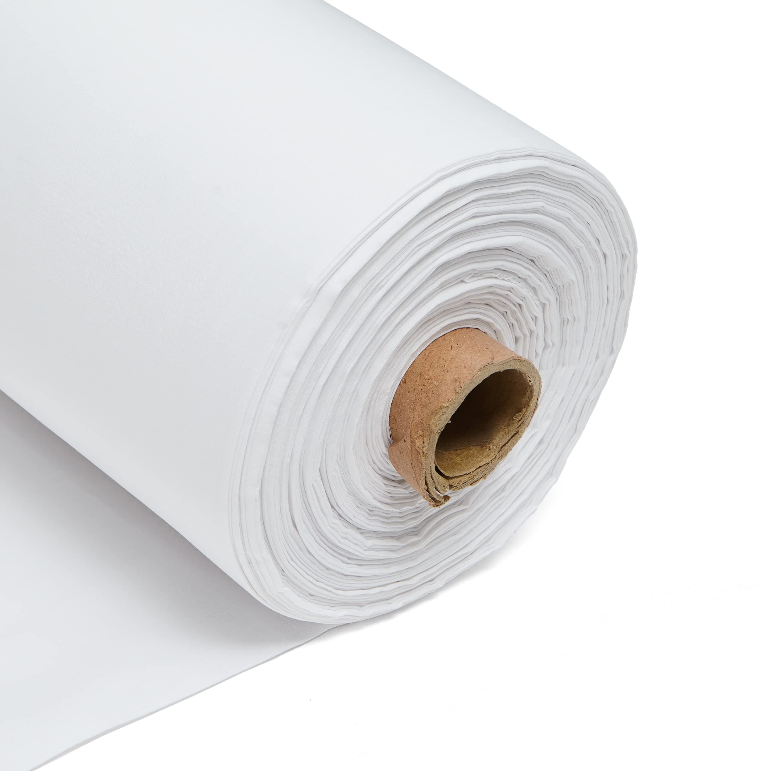 1m Plain White Calico Fabric – 100% Cotton, Optic White Calico 225GSM 60” Inch 150cm Wide – for Sewing, Quilting, Curtain Linings, Pillowcases & Totes – Easy Fabric by The Metre by Discount Fabrics
