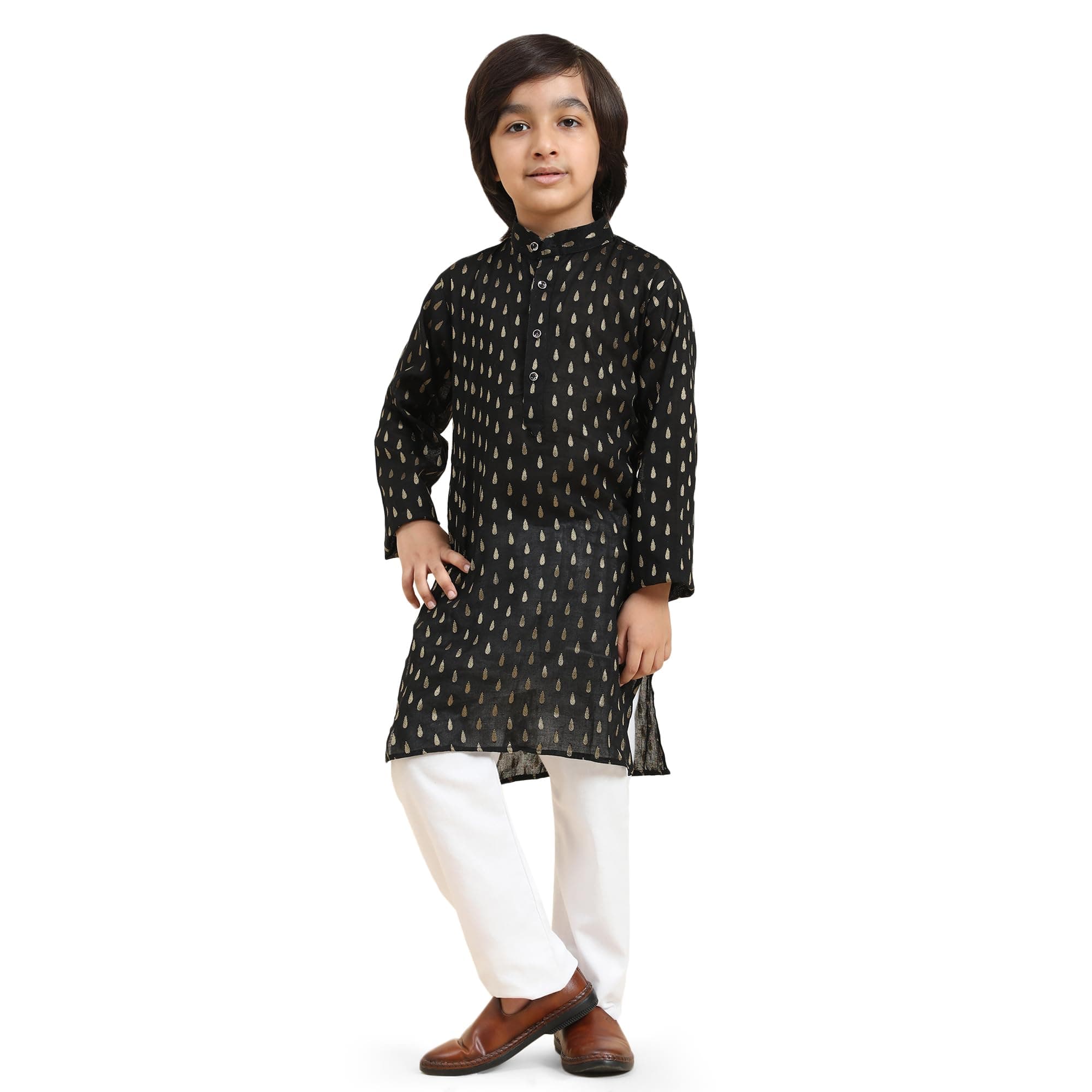 Pro-Ethic Style Developer Cotton Kurta Pajama For Kid's Boys Traditional wear | Kurta Pajama set (S-234)