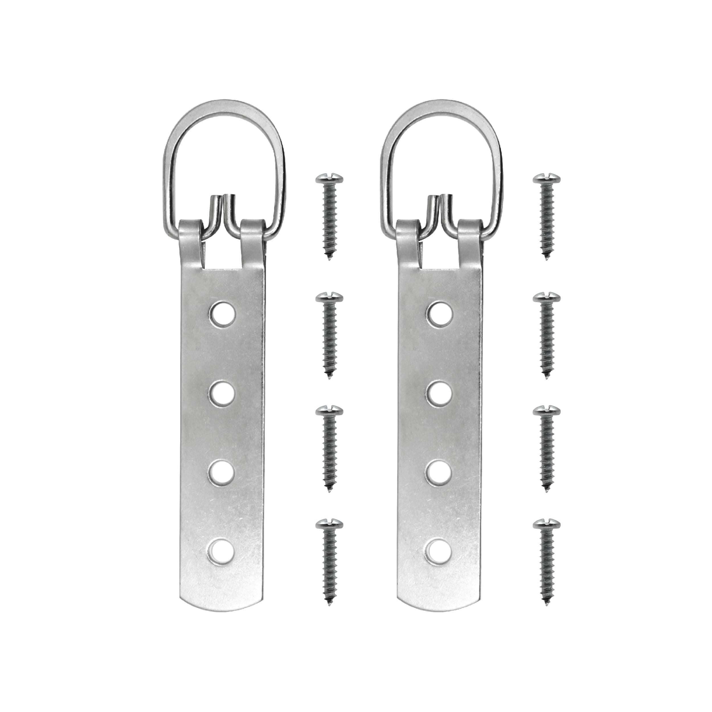 Picture Hang Solutions Super Heavy Duty Extra Large Strap Hanger - 4 Hole D-Ring Hanger by