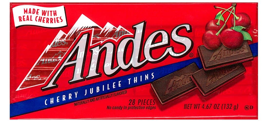 Andes Cherry Jubilee- 1 box (28 Pieces)