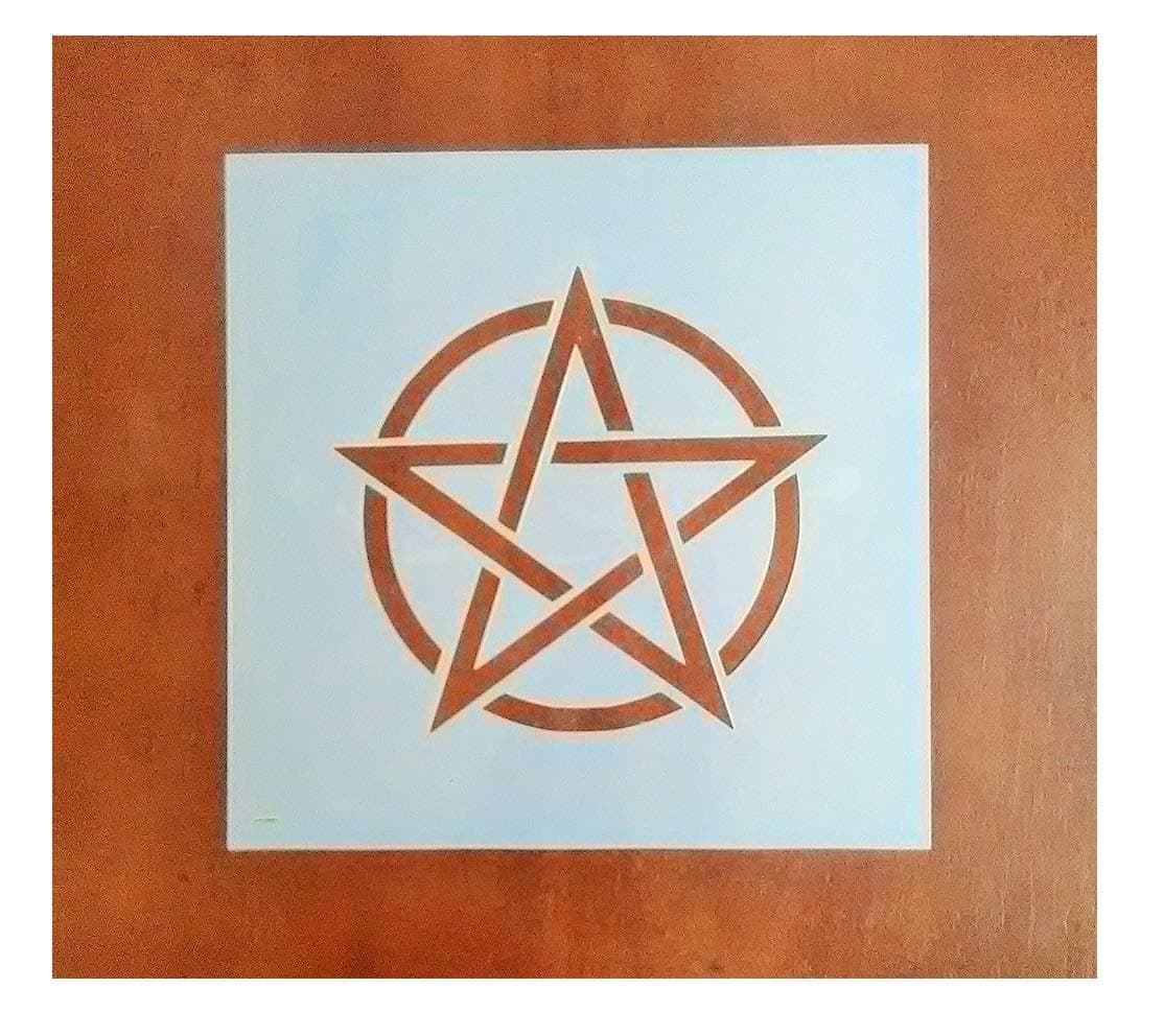 4 Inch Pentagram Stencil