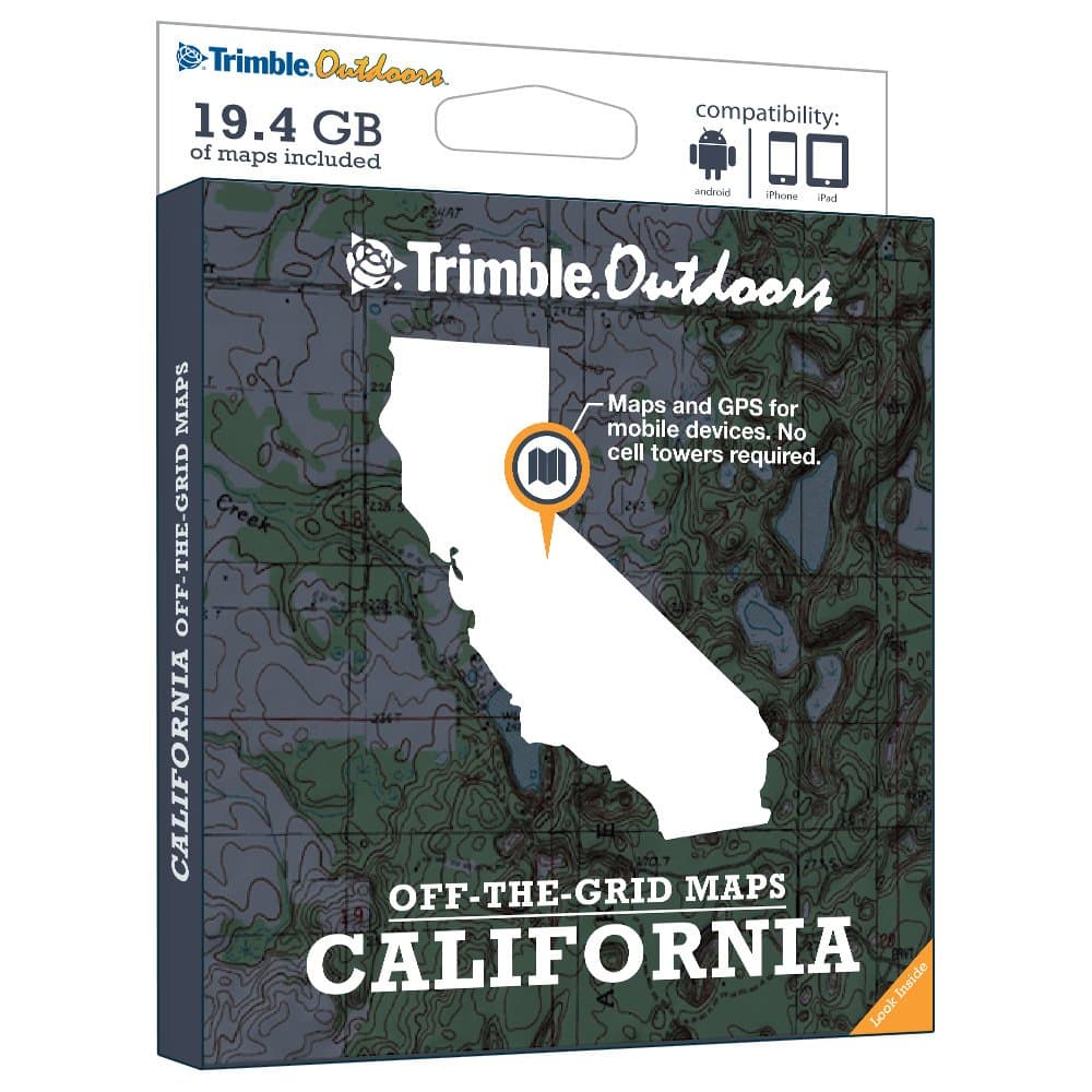 Trimble Outdoors California Off-The-Grid Maps