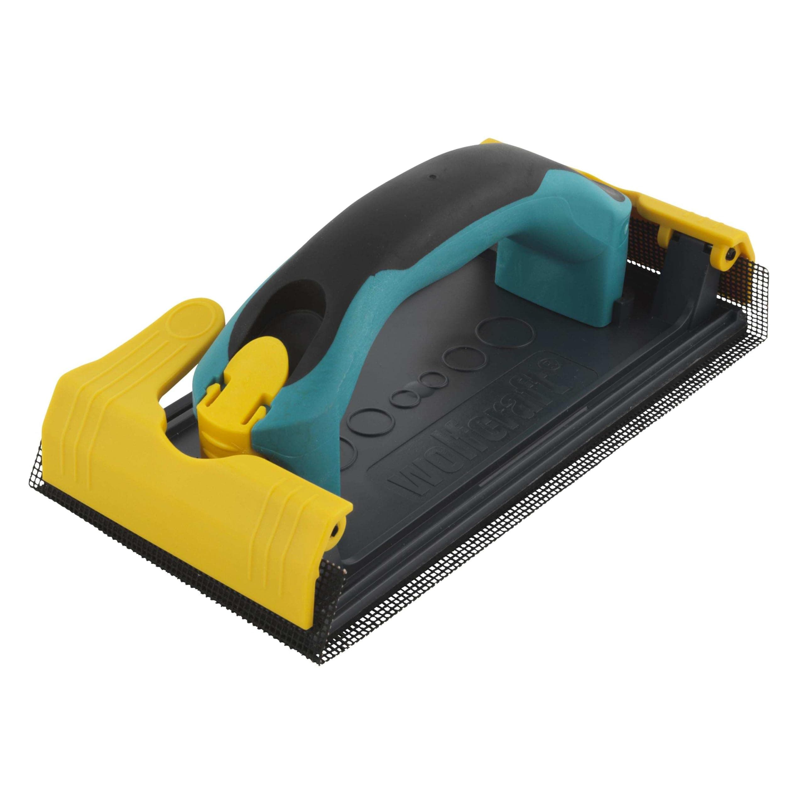 wolfcraft Hand-Held Sander for Plasterboard I 4056000 I for Controlled, Ergonomic Sanding of plasterboard Surfaces