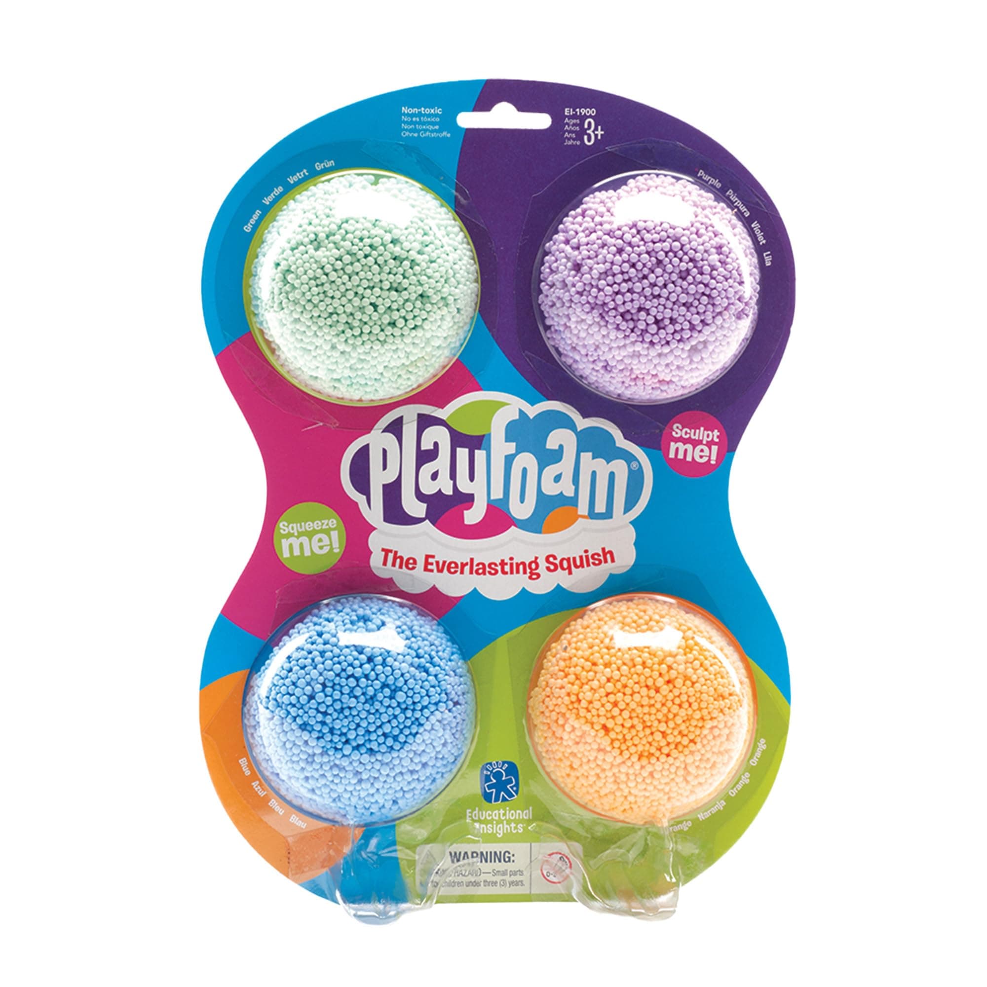 Learning Resources Playfoam Starter Original Pack (Set of 4), EI-1900