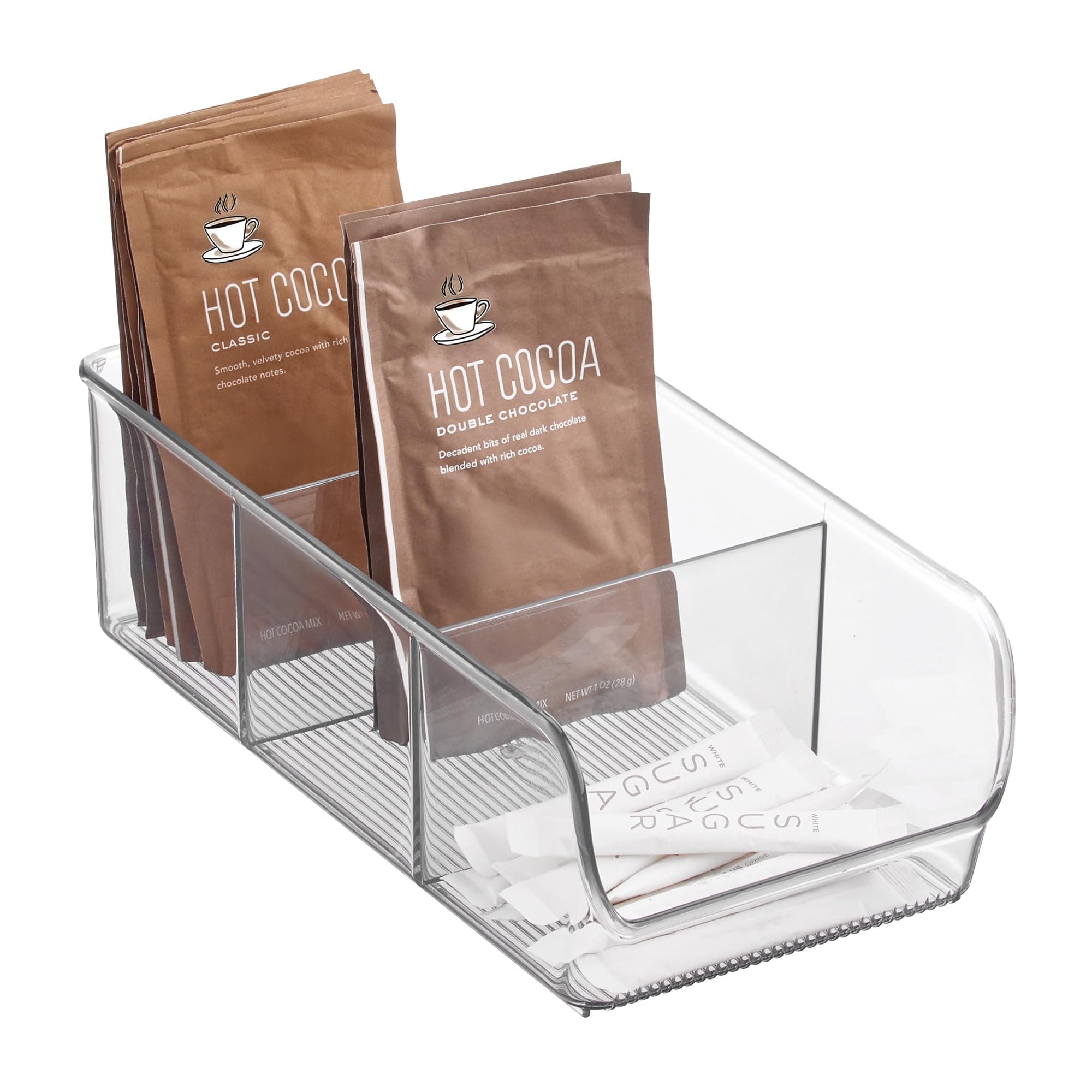 InterDesign Linus Kitchen, Pantry, Refrigerator, Freezer Storage Container, Clear