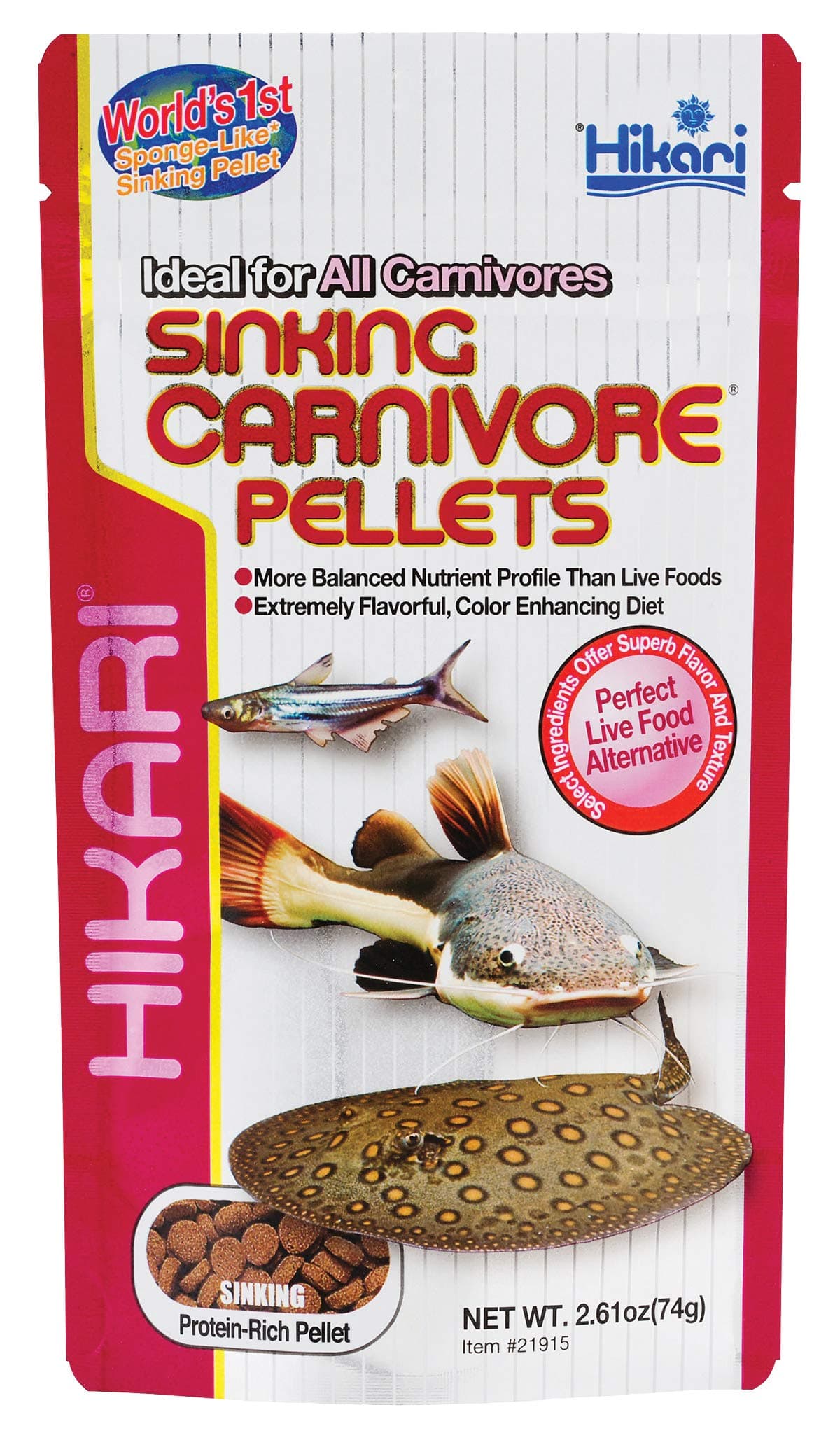 Sinking Carnivore Fish Food, 74g