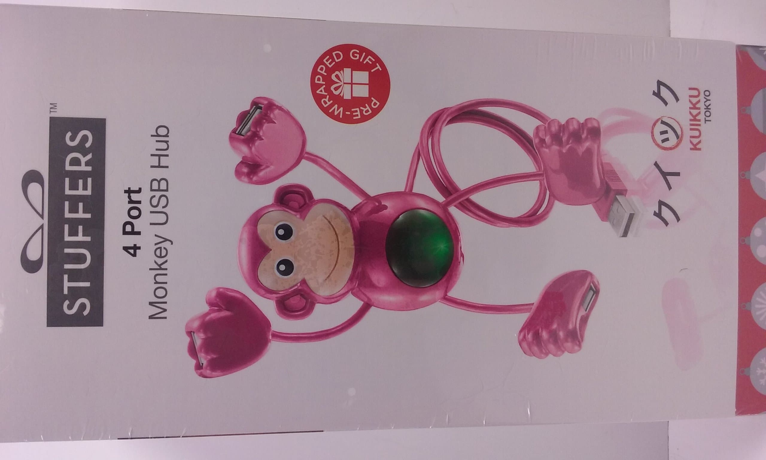 Tokyo 4 Port Monkey USB Hub (Gift-Wrapped)