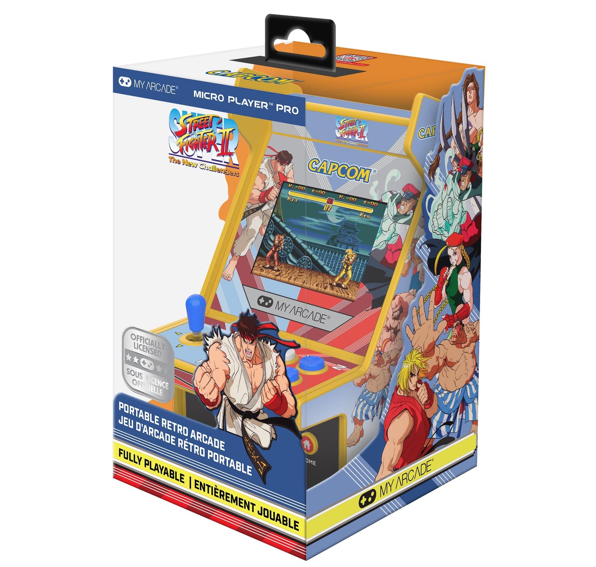 My Arcade Super Street Fighter II Micro Player Pro: Capcom Games, Classic Arcades, 2 Games in 1
