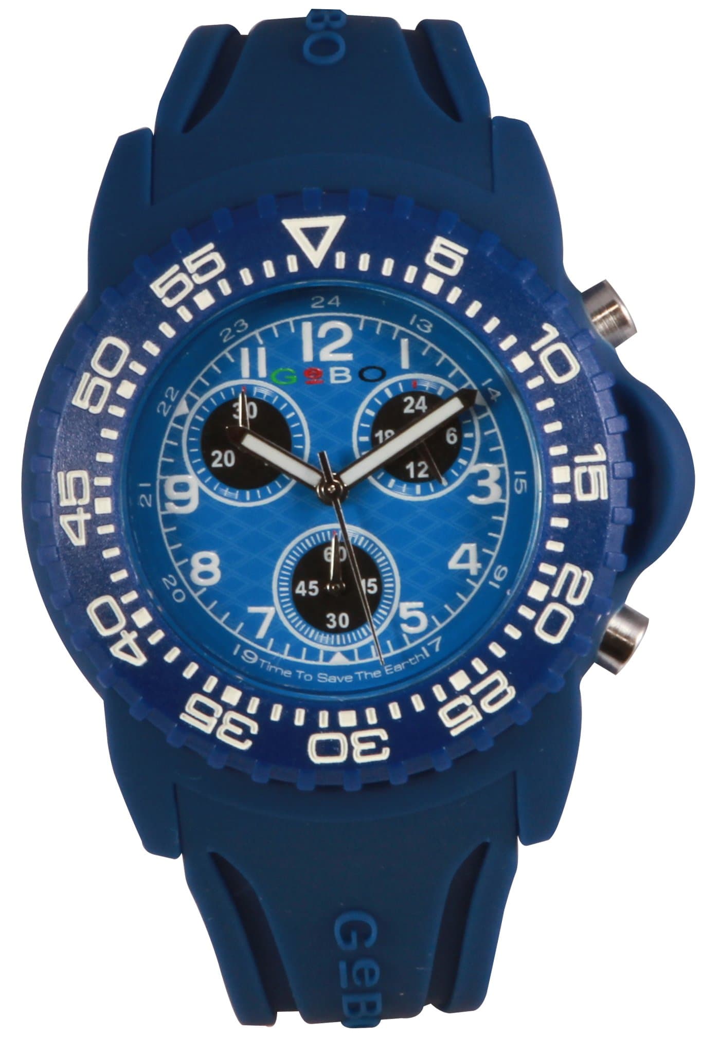 GeBo Navy Blue Chrono Watch