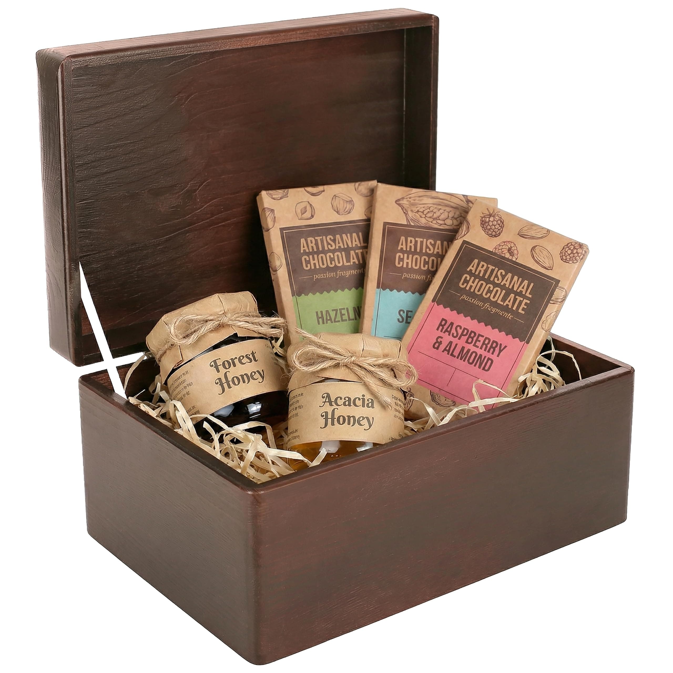 Large Wooden Box Without Handhold