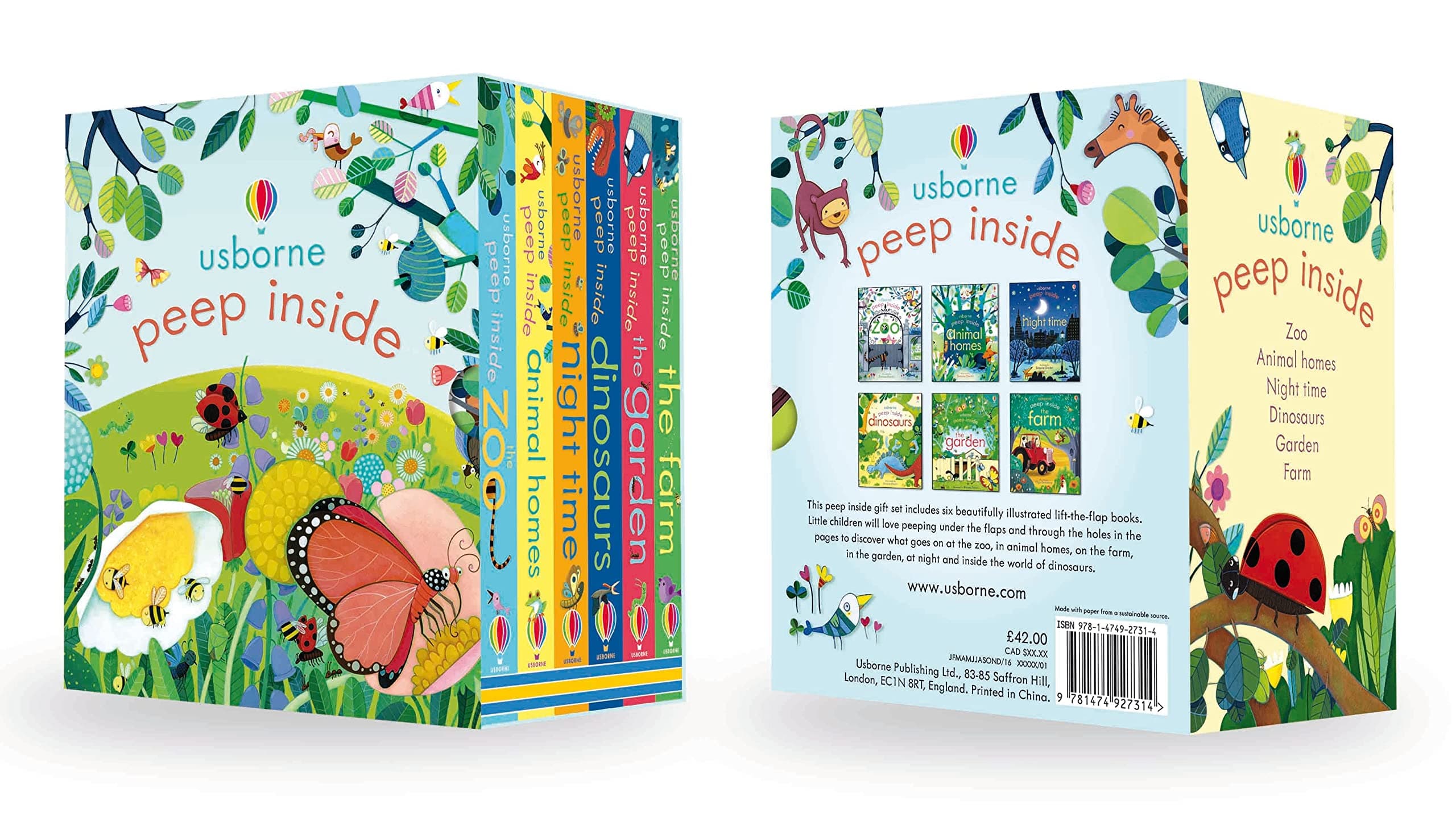Usborne Peep Inside Box Set Board book – 26 Oct. 2016