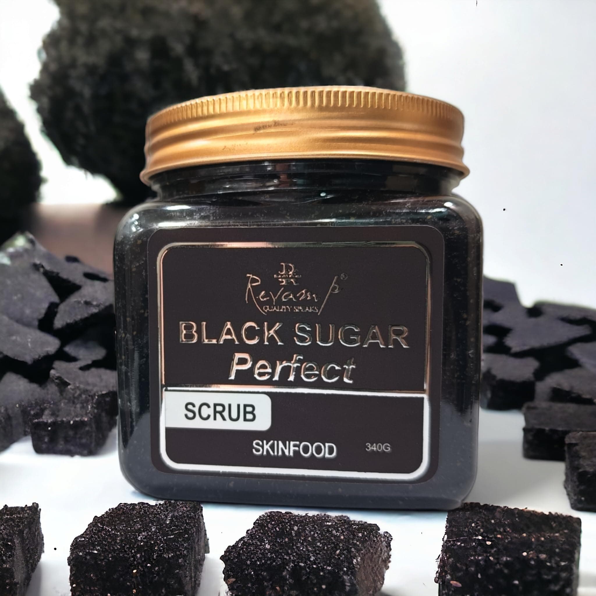 REVAMP Black Sugar Perfect Scrub 340G