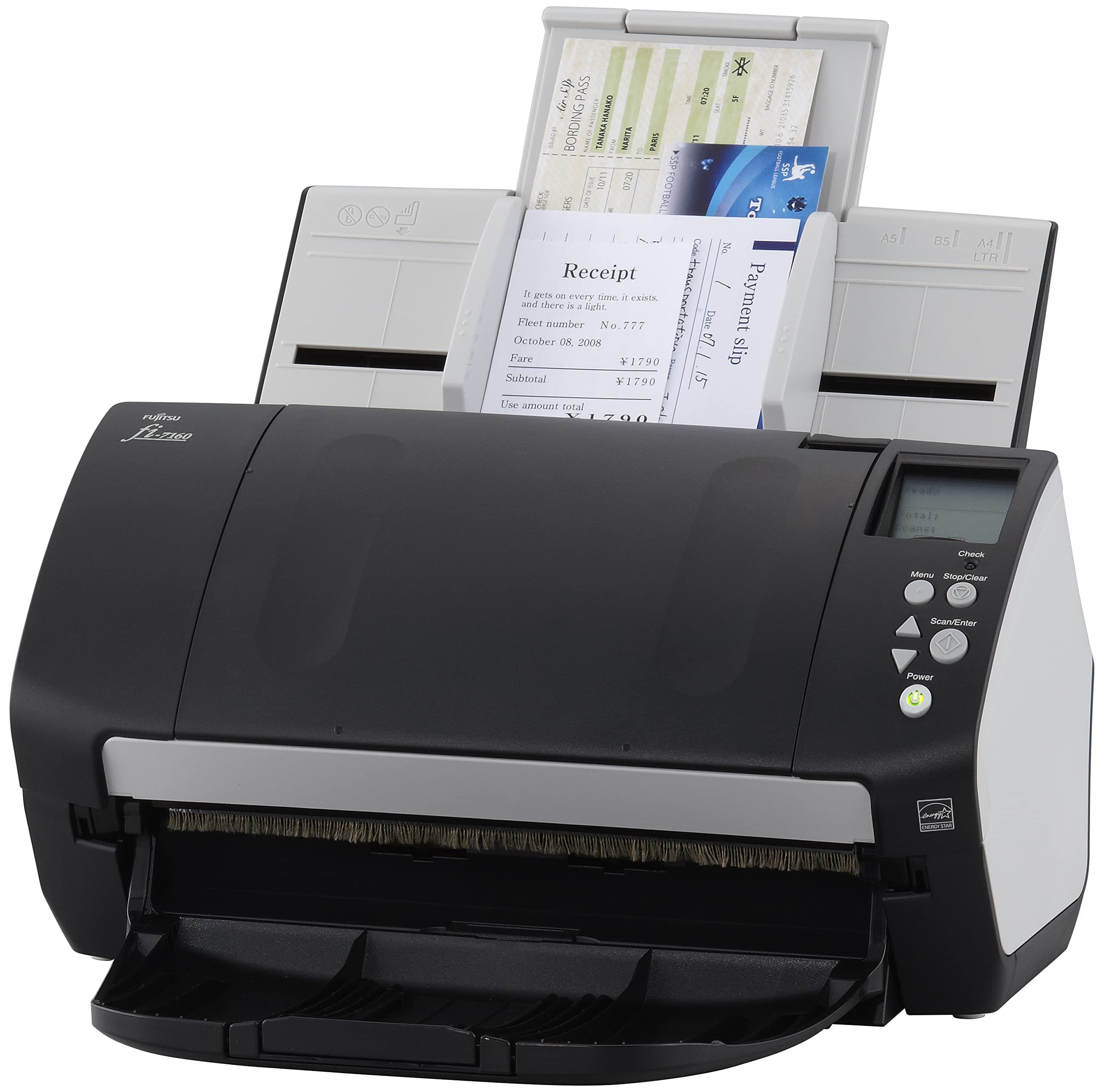 fi-7160 Premium Professional Desktop Color Duplex Document Scanner with 3 Years of Service