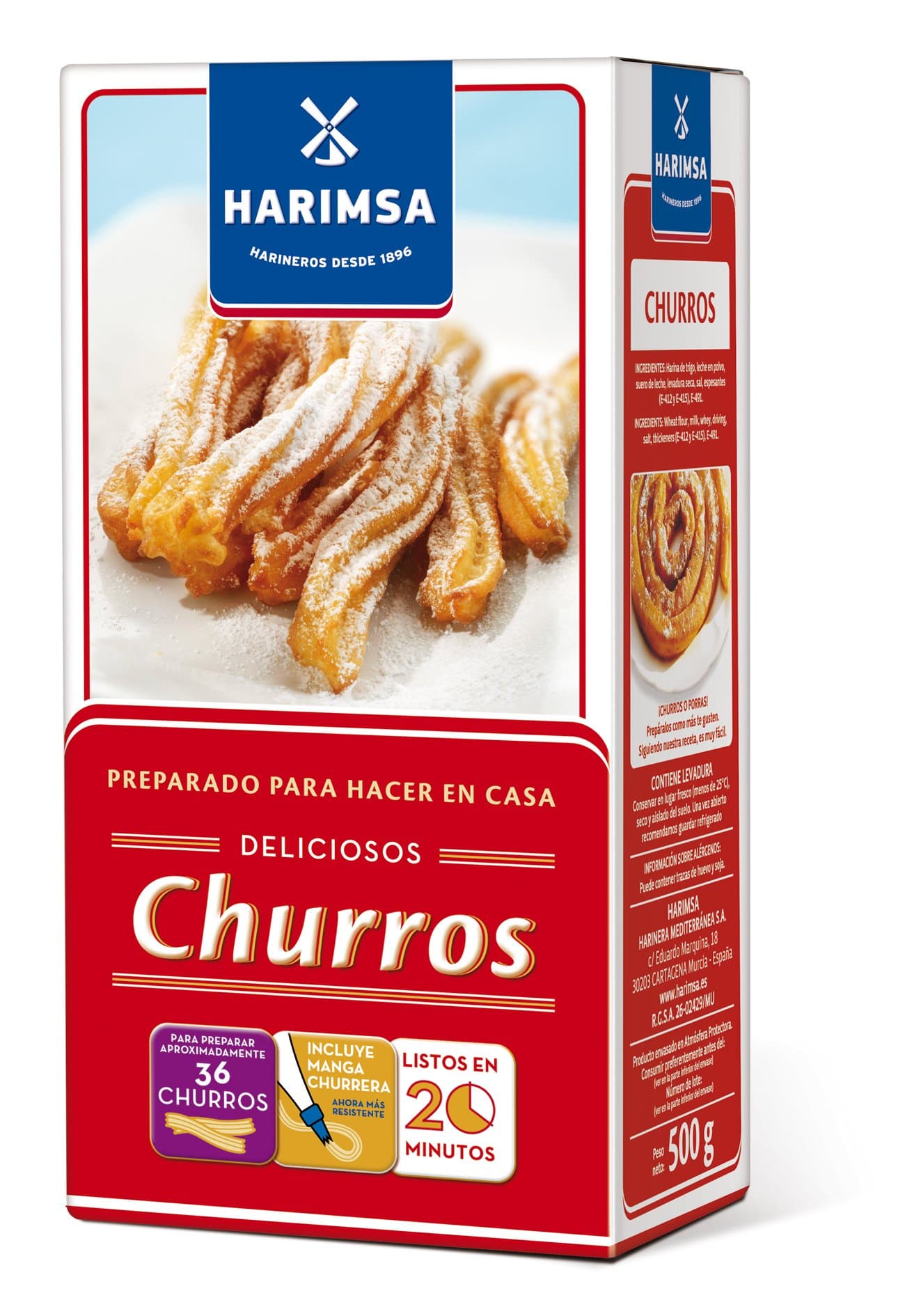 Churro mix for making Spanish doughnuts, 500g