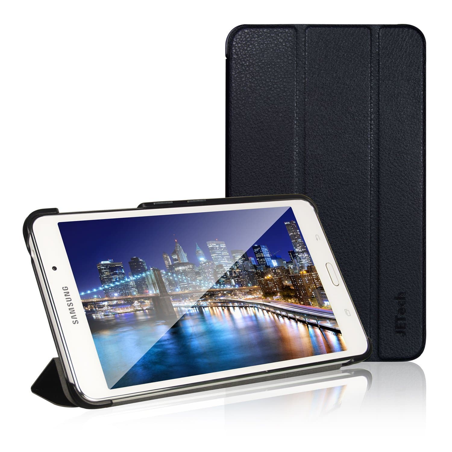 JETech Gold Slim-Fit Smart Case for Samsung Galaxy Tab 4 7 (7.0 inch) - Black