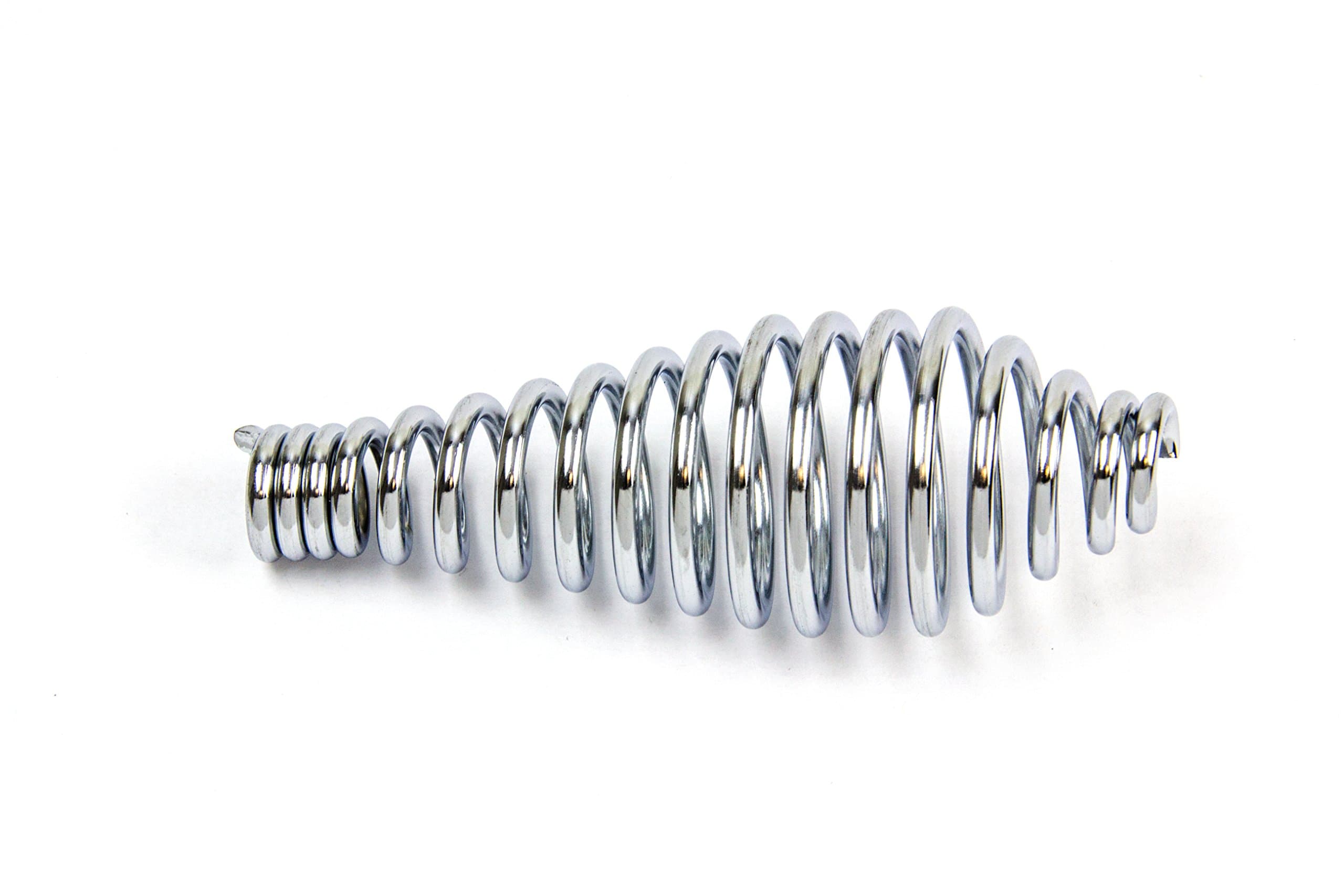 Spring Stove Handle, Chrome Finish, tapered at one end. Max Diameter: 1-1/2", Length: 4-1/4", Fits 3/8" rod. For use with BBQ Grills, Smokers, Furnaces, Coal/Wood/ Pellet Stoves, Boilers.