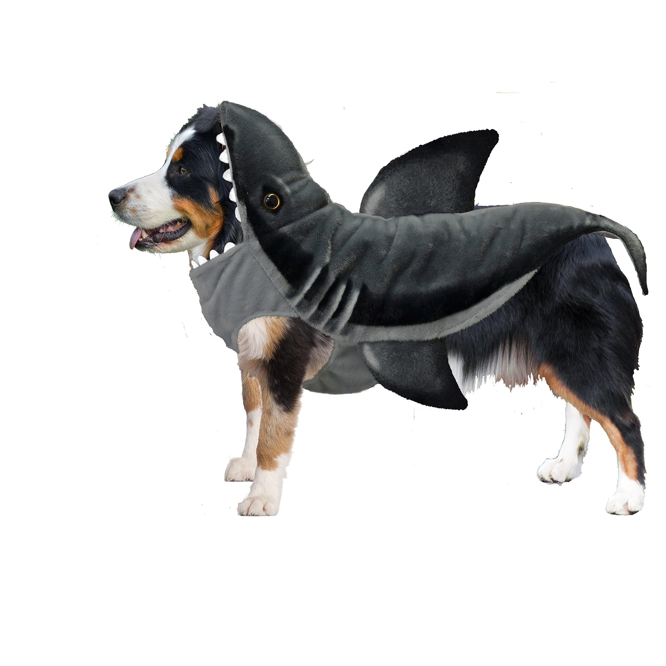 55582 Shark Wannabe Dog Coat, Medium, Mini