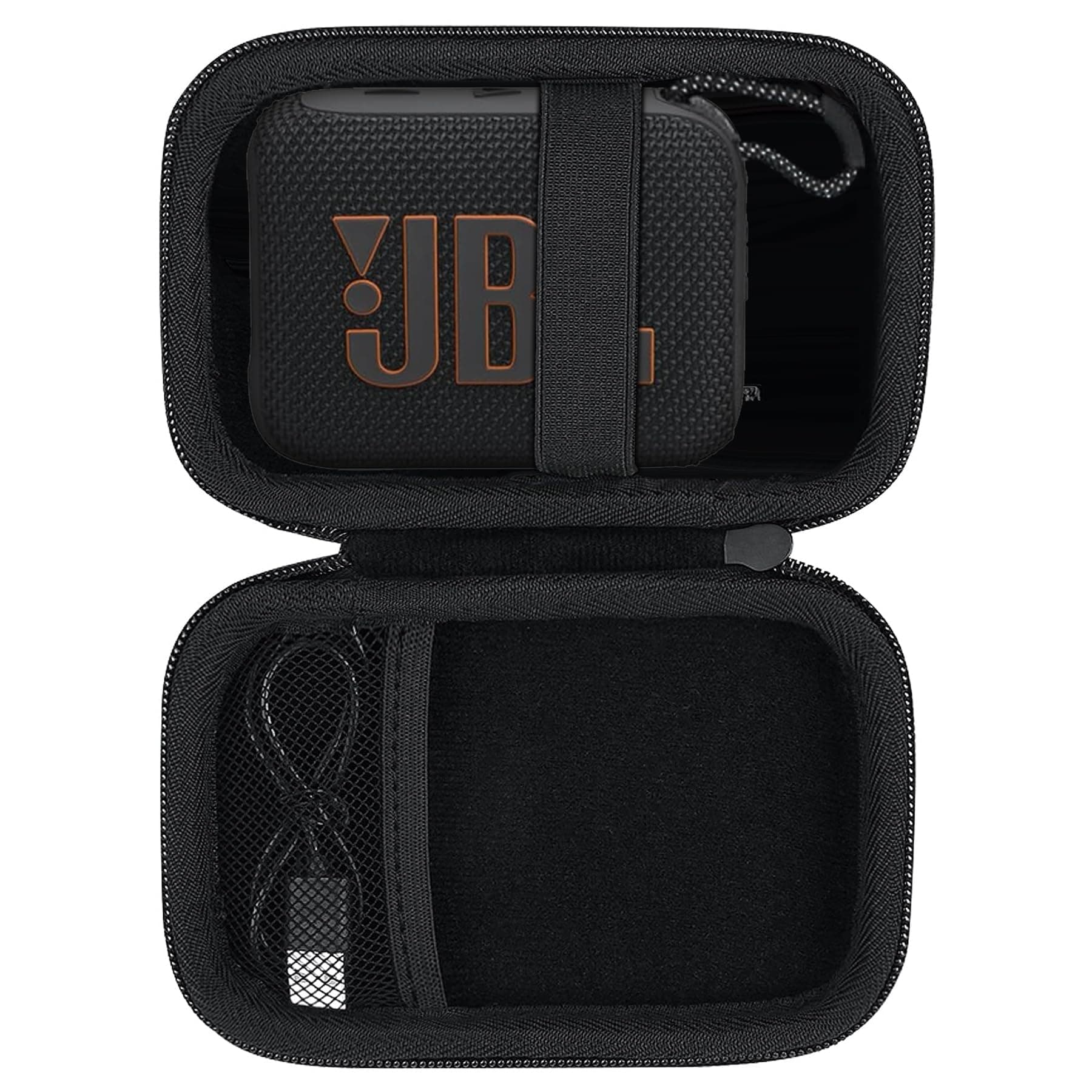 co2CREA Hard Carrying Case Replacement for JBL Go 4 Go3 Go 3 Eco Portable Speaker (Black Case)