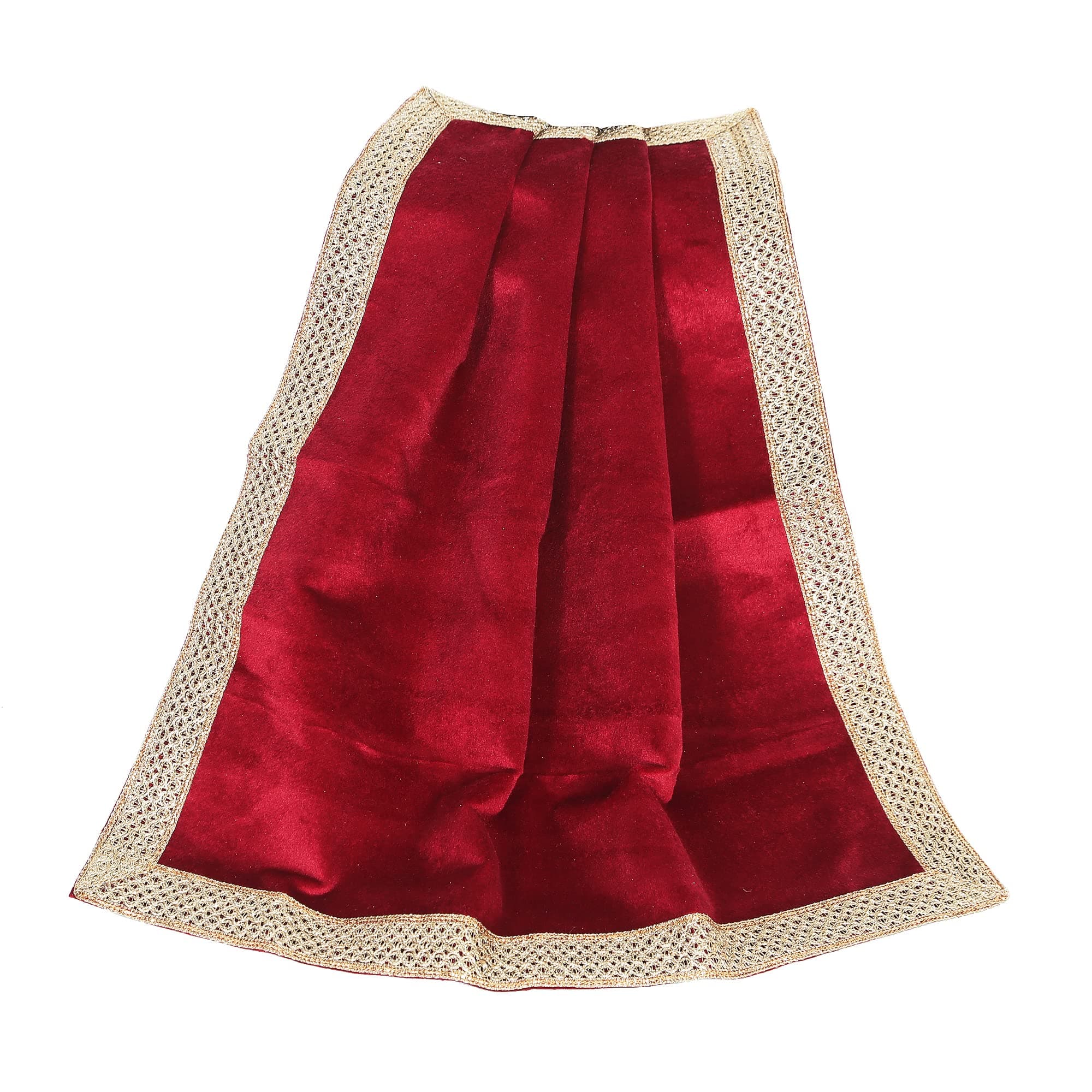 Small Solid Color Velvet Cloth for Multipurpose Use (Red), ICV1818