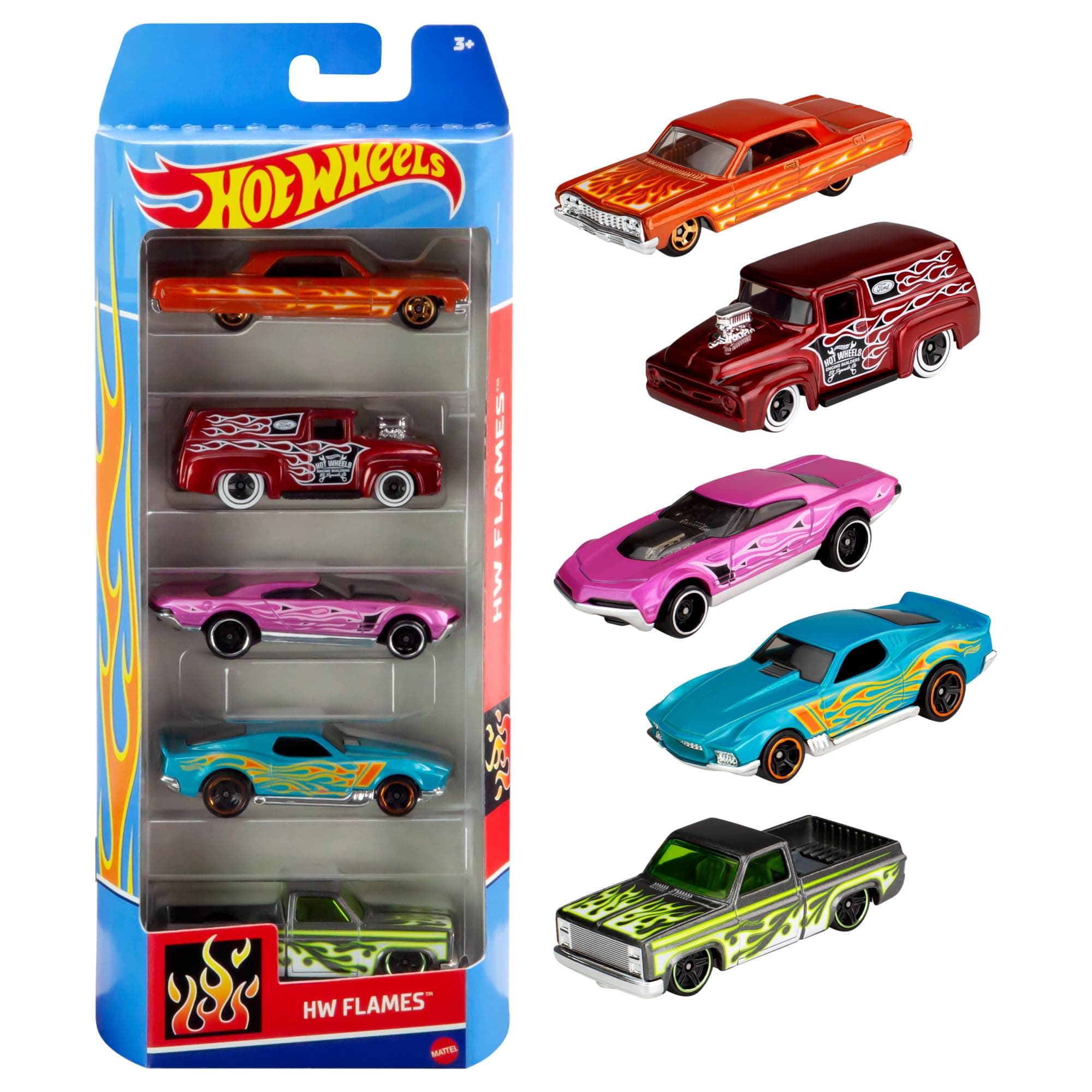Hot Wheels 5 Car Gift Pack (Styles May Vary)