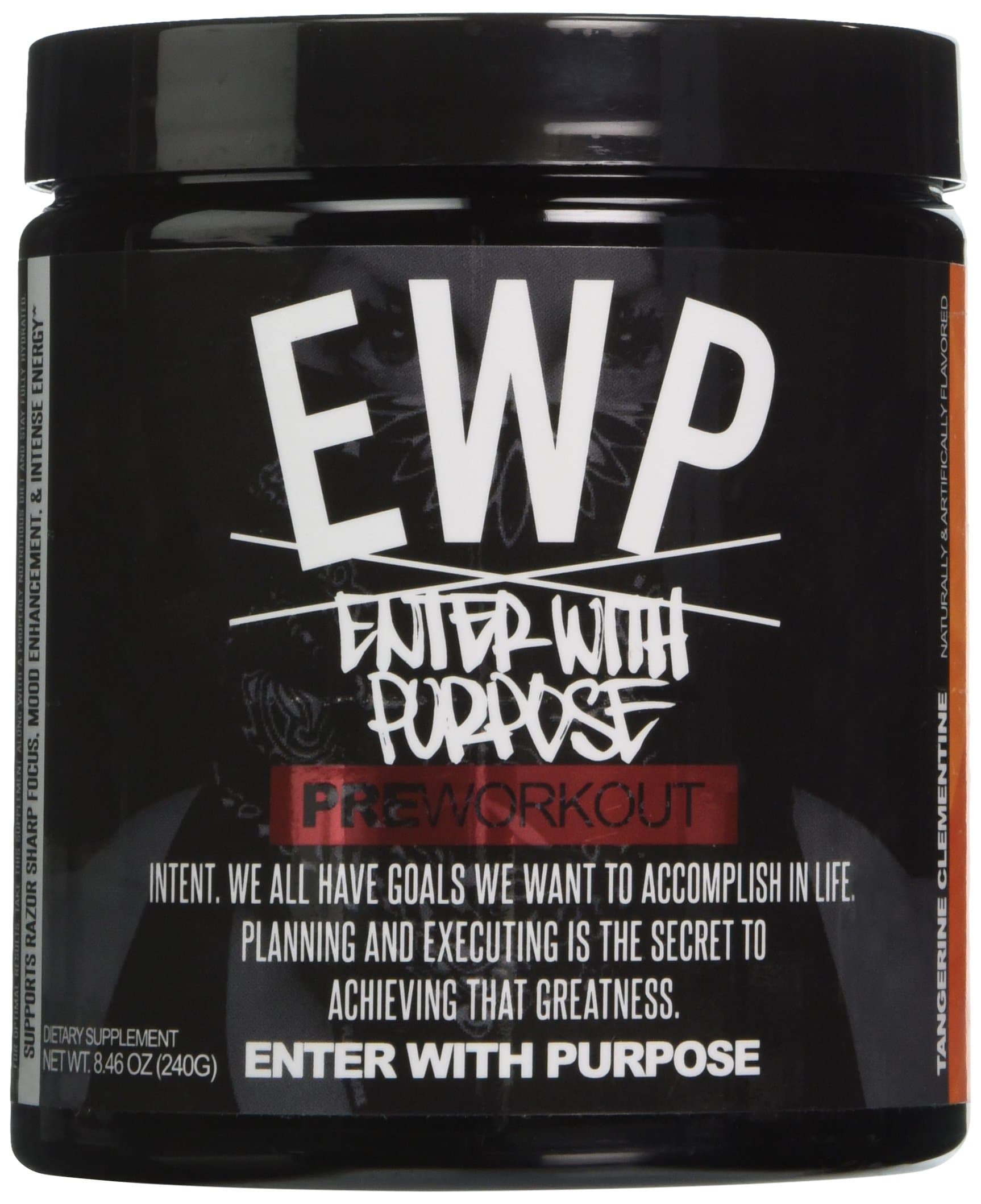 Run Everything Labs Enter with Purpose Pre-Workout Powder, Tangerine Clementine, 8.46 Ounce