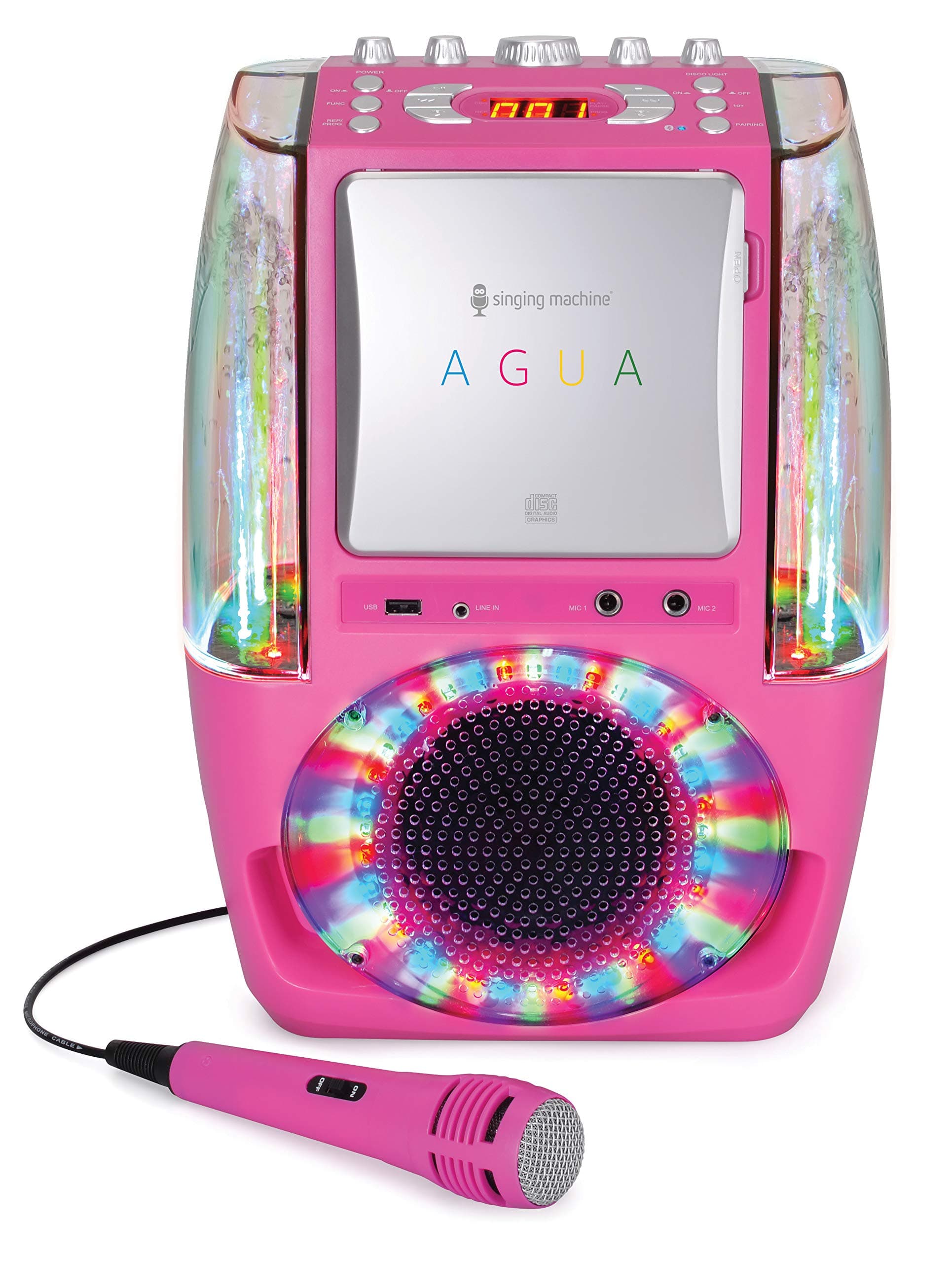 Singing Machine Karaoke System-Portable, Pink (SML605P)
