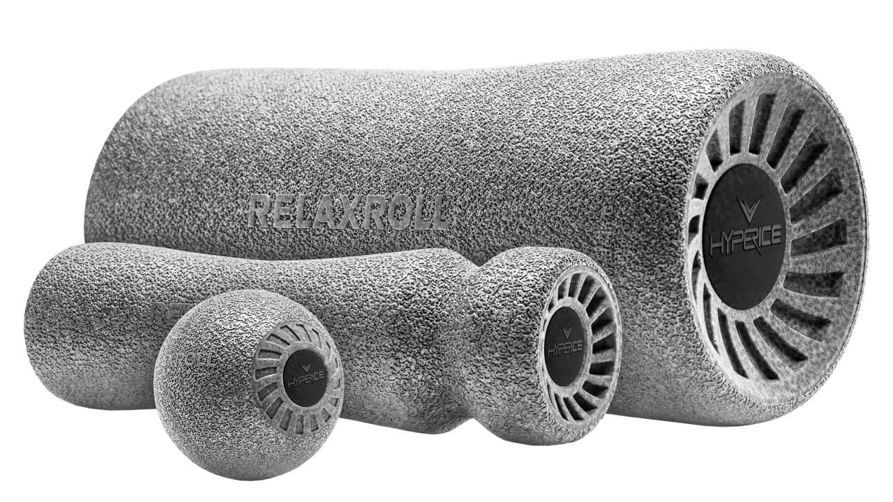 Hyperice Relaxroll AchillX SphereX Foam Roller 3 Piece Fit Kit