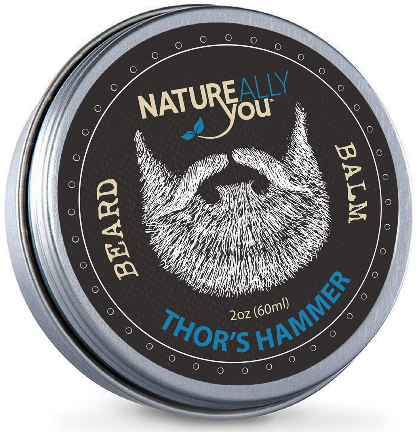 Beard Balm - Thor's Hammer Scent - (2 oz) - Condition, Smooth, Soften, Tame, Remove Beard Itch