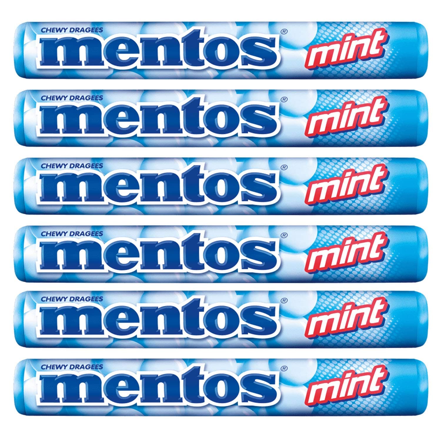 Mentos Mint Roll,6 X 29 Gram,174 Grams