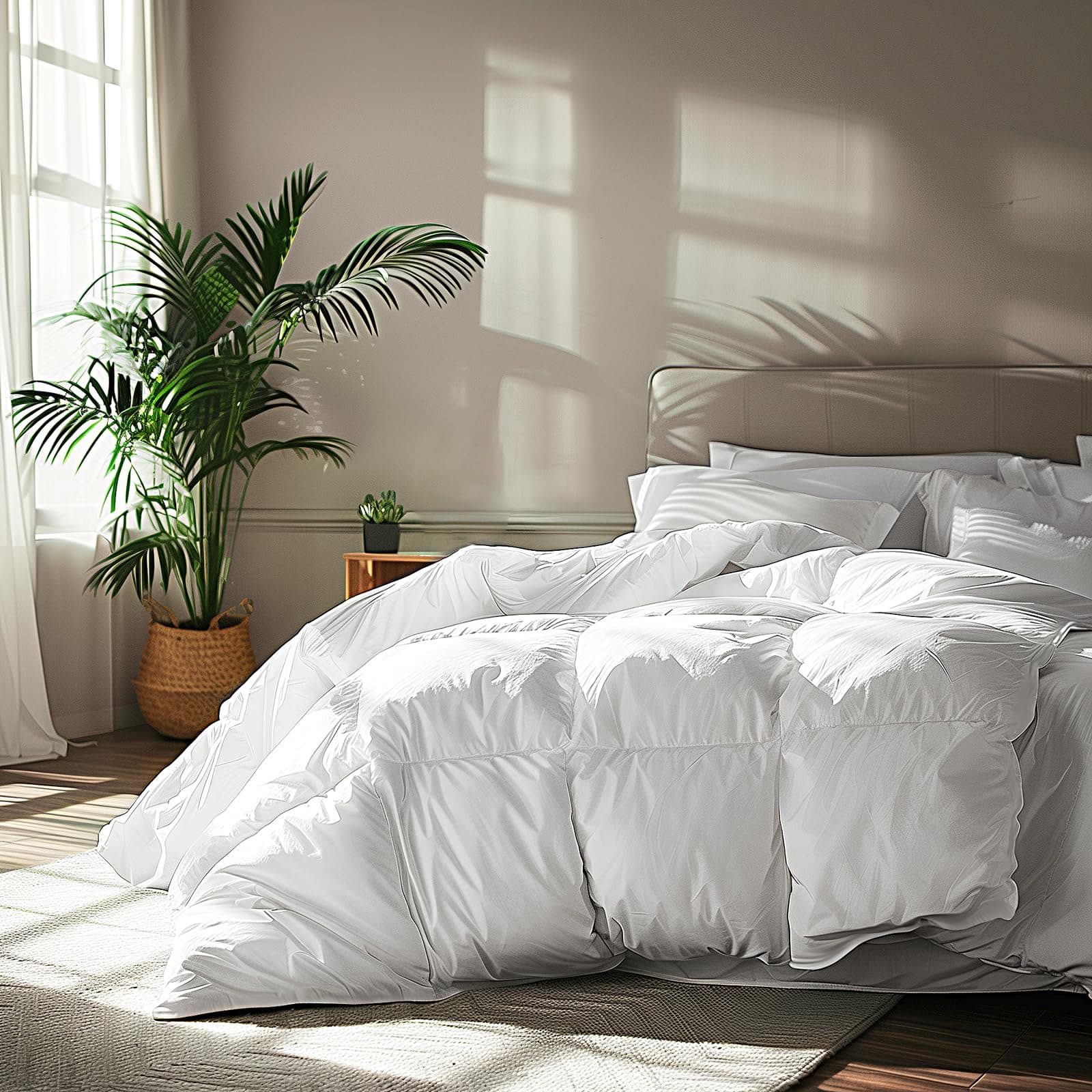 Comforter, White, Full/Queen