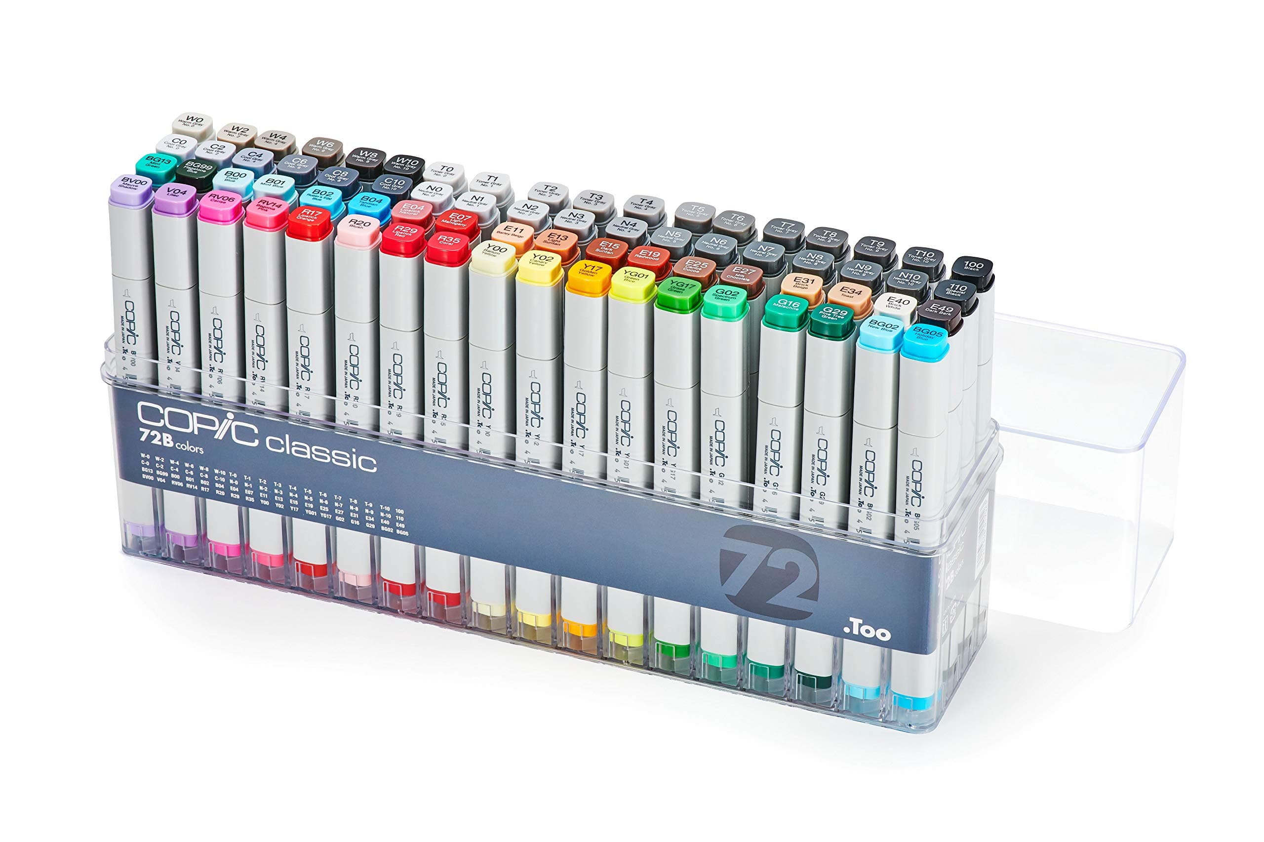 Classic Marker Set, 72-Colors, Set B