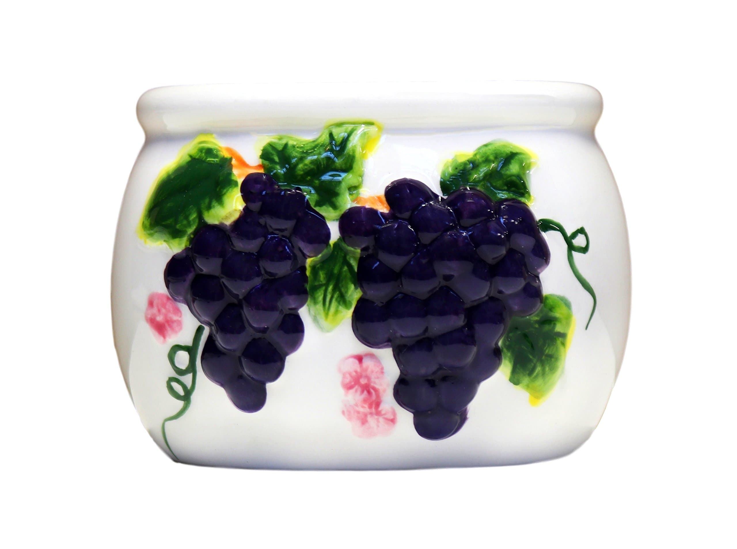 3-D Grape Ceramic Collection by ACK. (Sponge Holder)