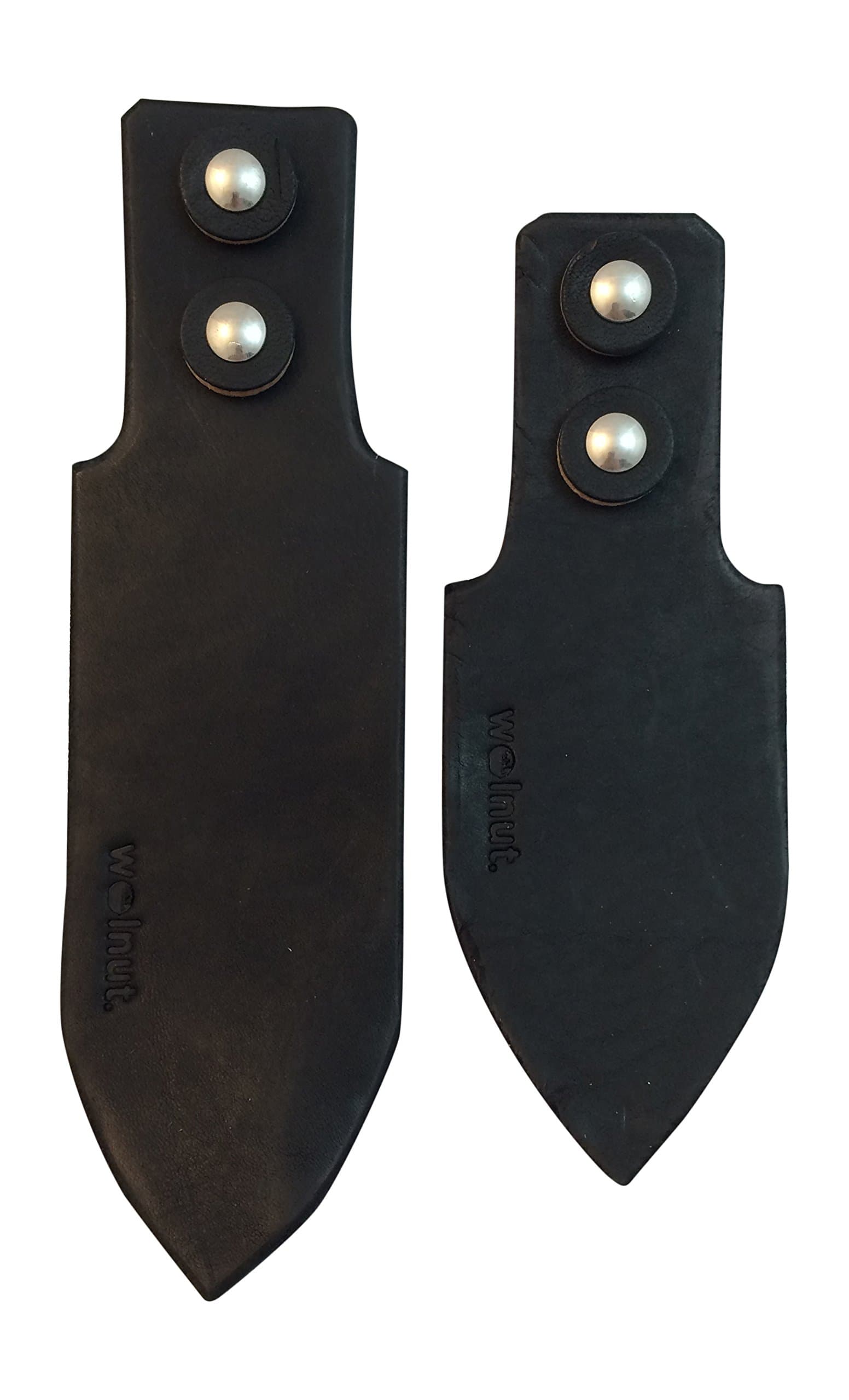 Walnut Studiolo Leather Bicycle Mud Flaps-Front and Rear Set, Black Road