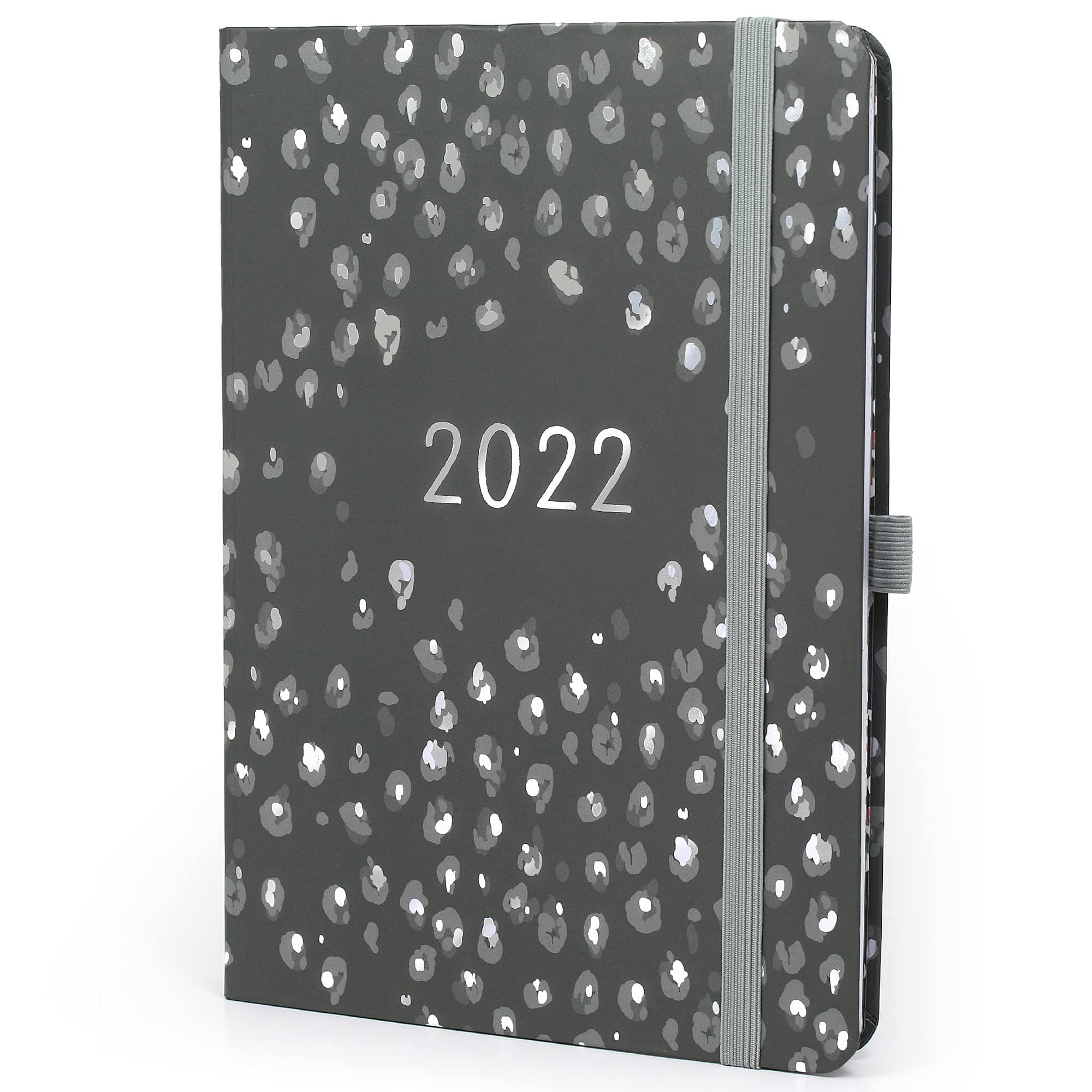 Boxclever Press Everyday A5 Diary Week to View. Luxury Diary & Notebook In One! Stunning Diaries with Bill Trackers, Note Pages & More (Grey)