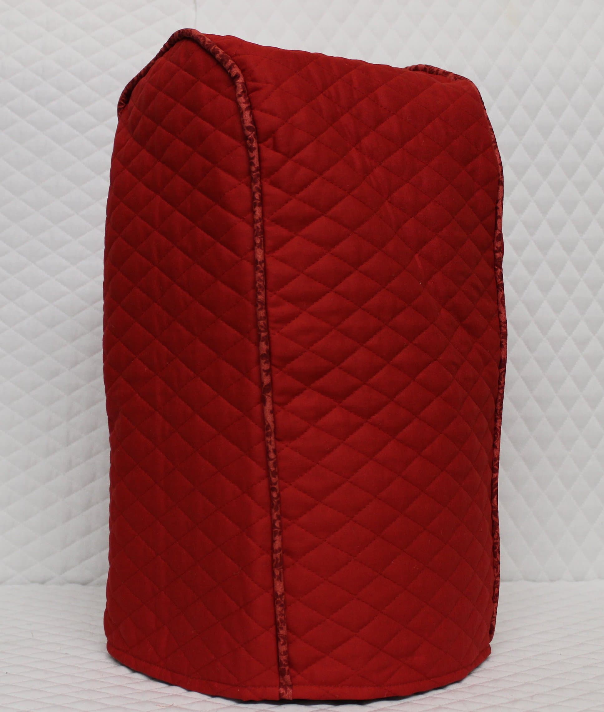 Simple Home Inspirations Red Quilted Food Processor Cover